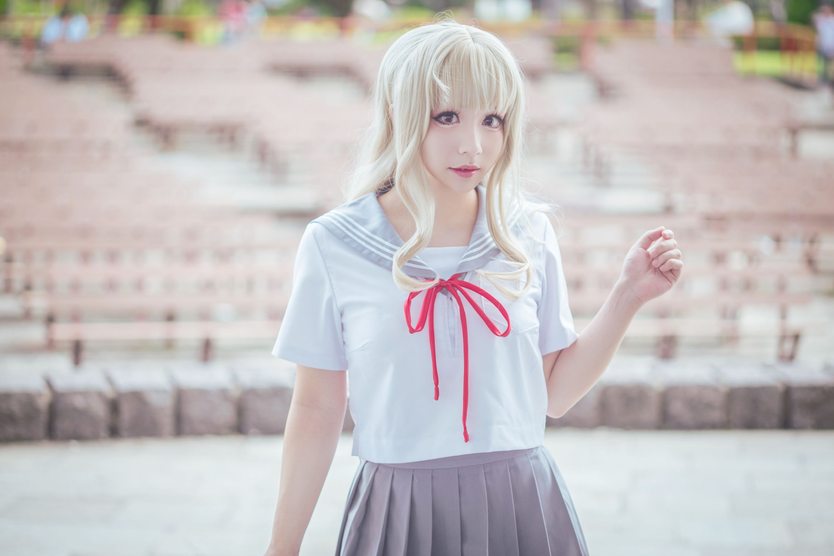 [福利COS] Cos妹子千寻 - 天使与恶魔（45P）-爱变色