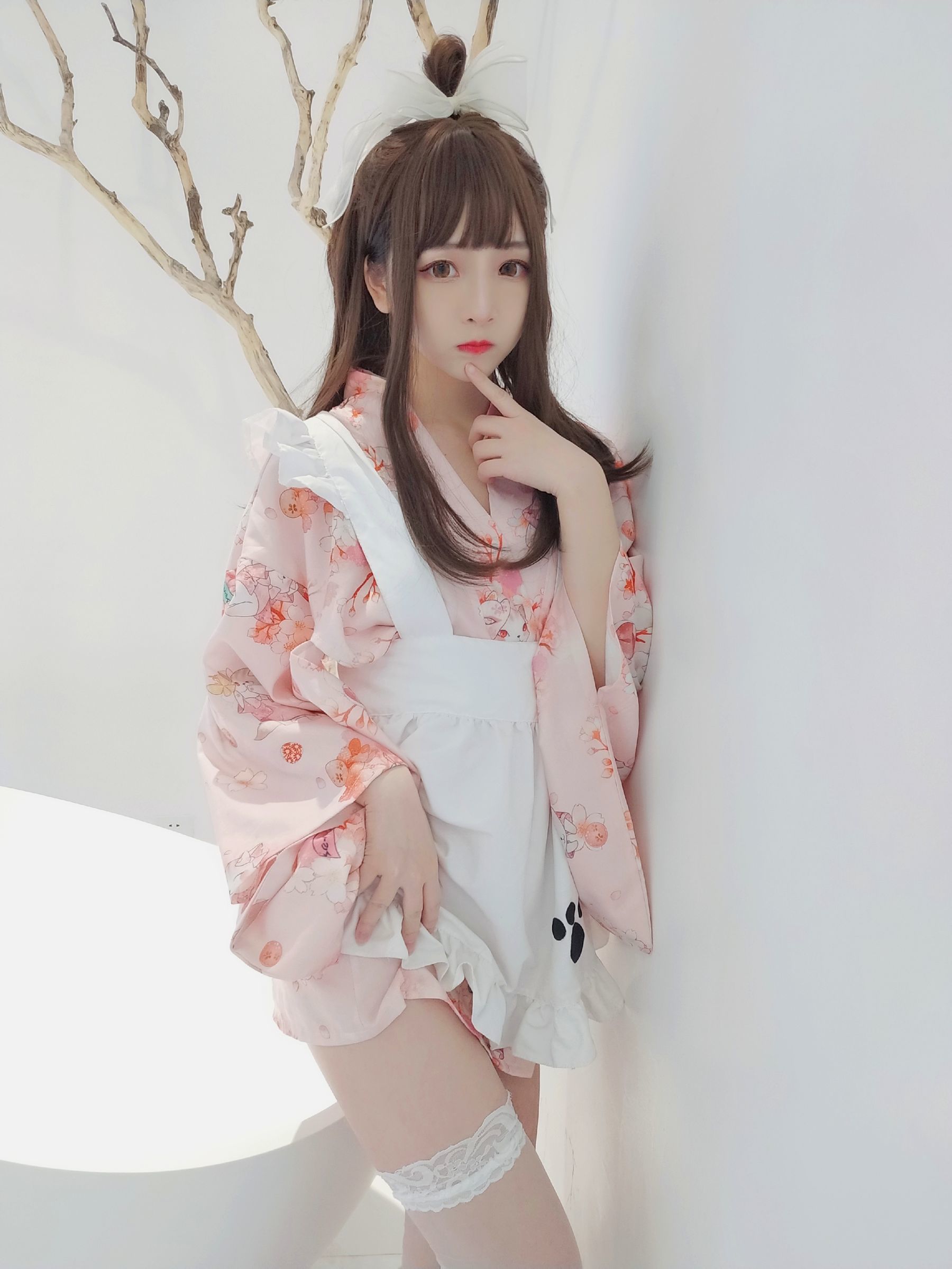 二次元美女古川kagura 浴衣女仆（13P）