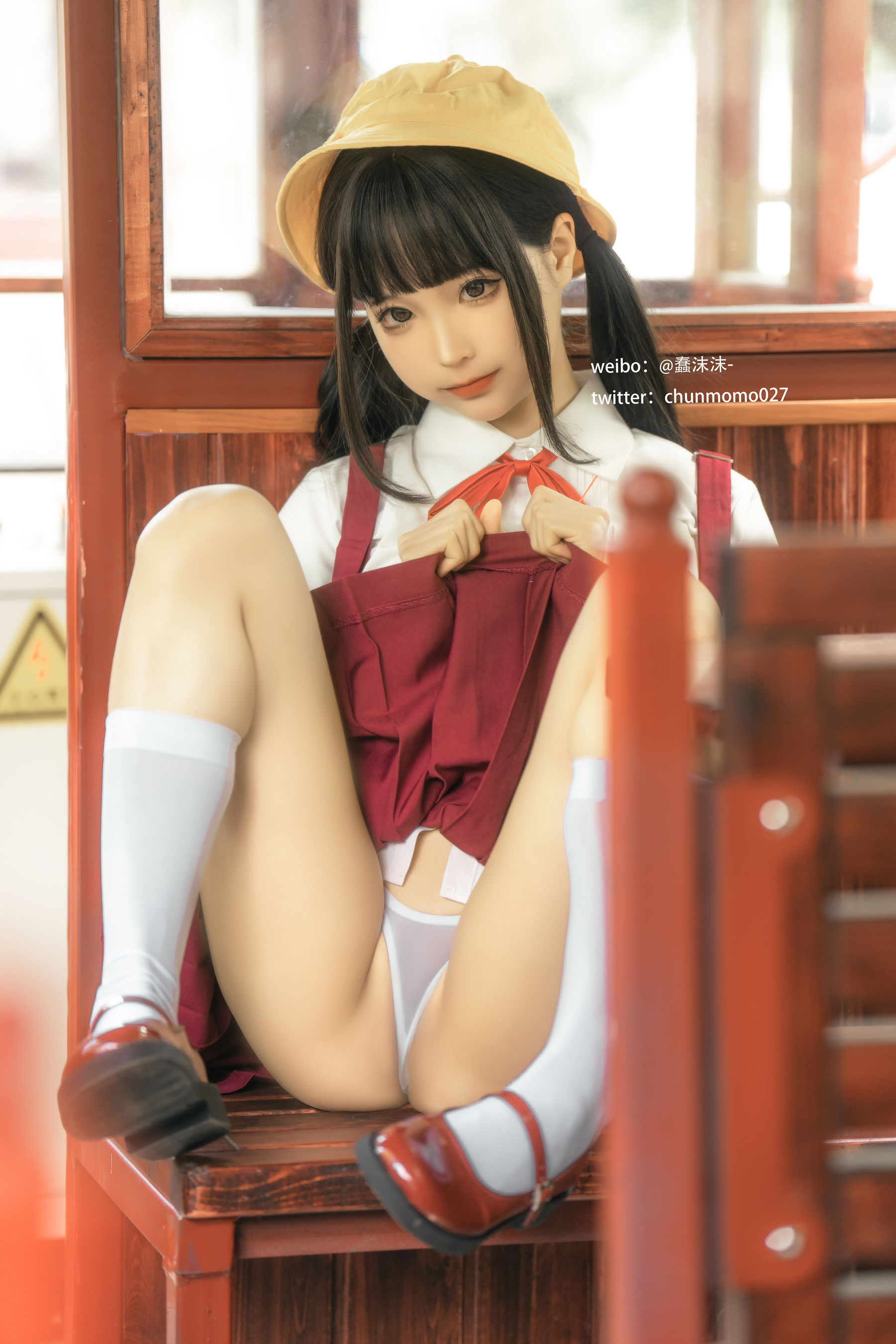 [福利COS] 动漫博主蠢沫沫 - 红火车（16P）