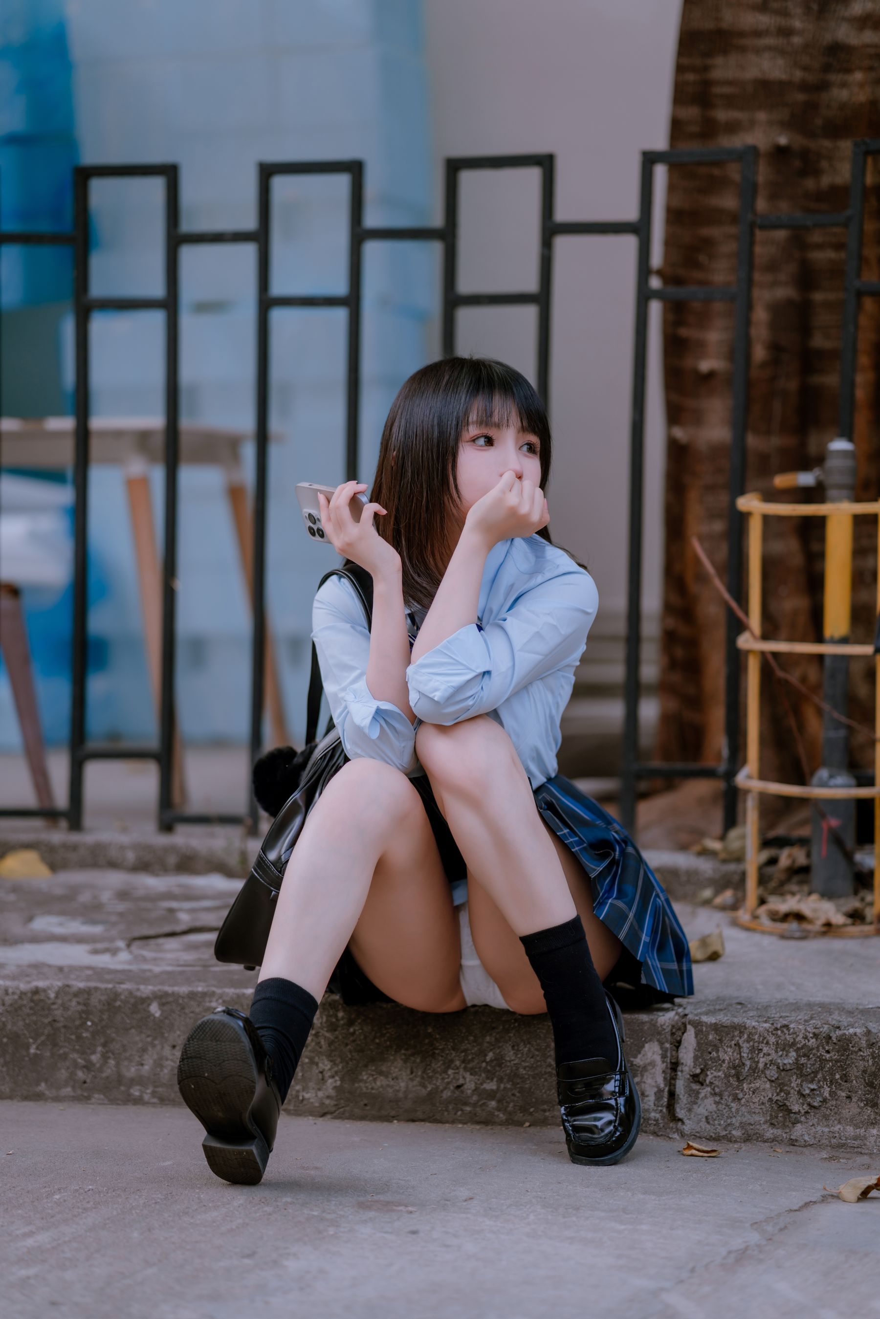 [福利COS] 桜井宁宁 - JK之居家（65P）