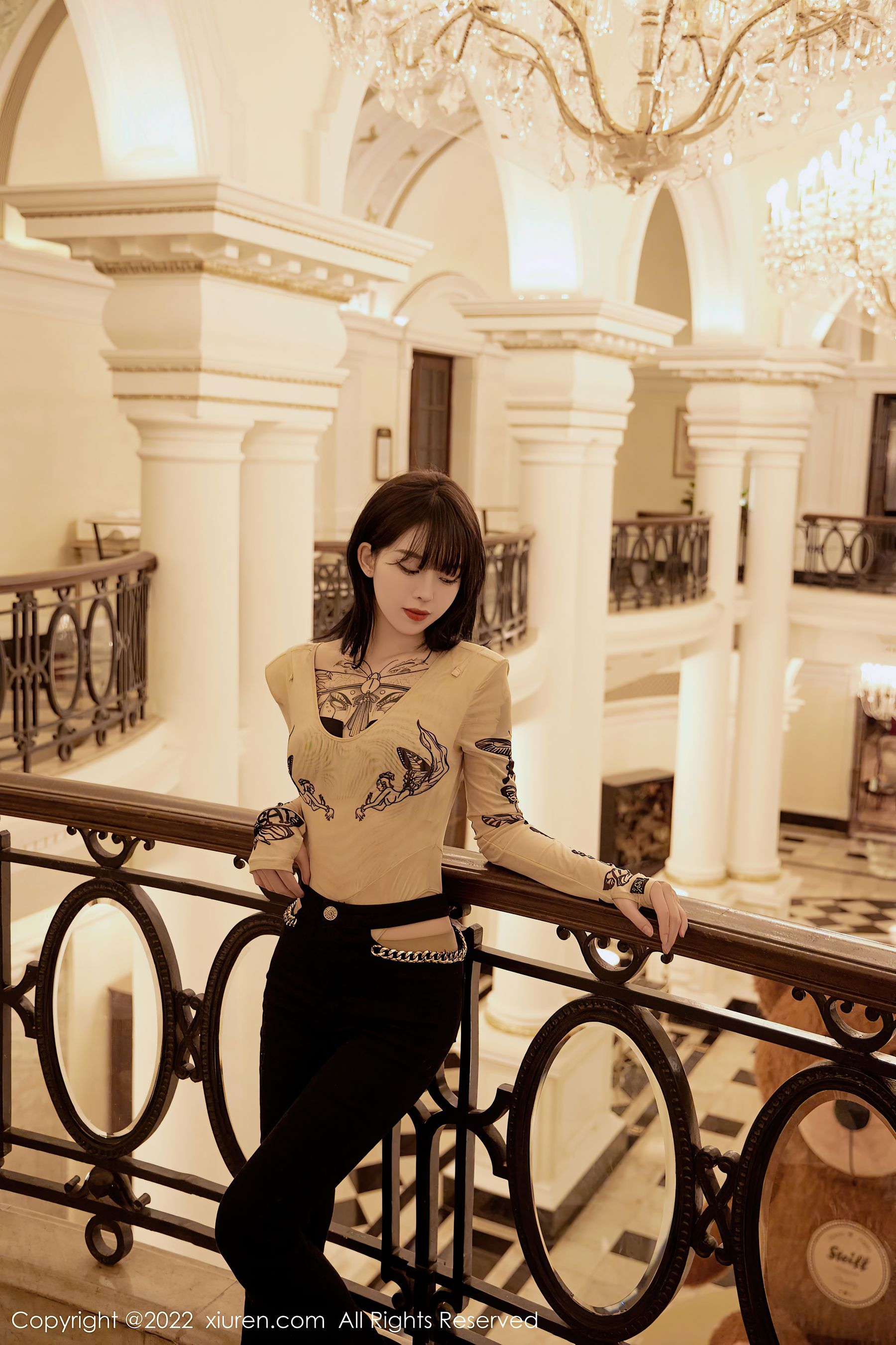 [秀人XiuRen] No.4754 @奶瓶&@言沫（73P）