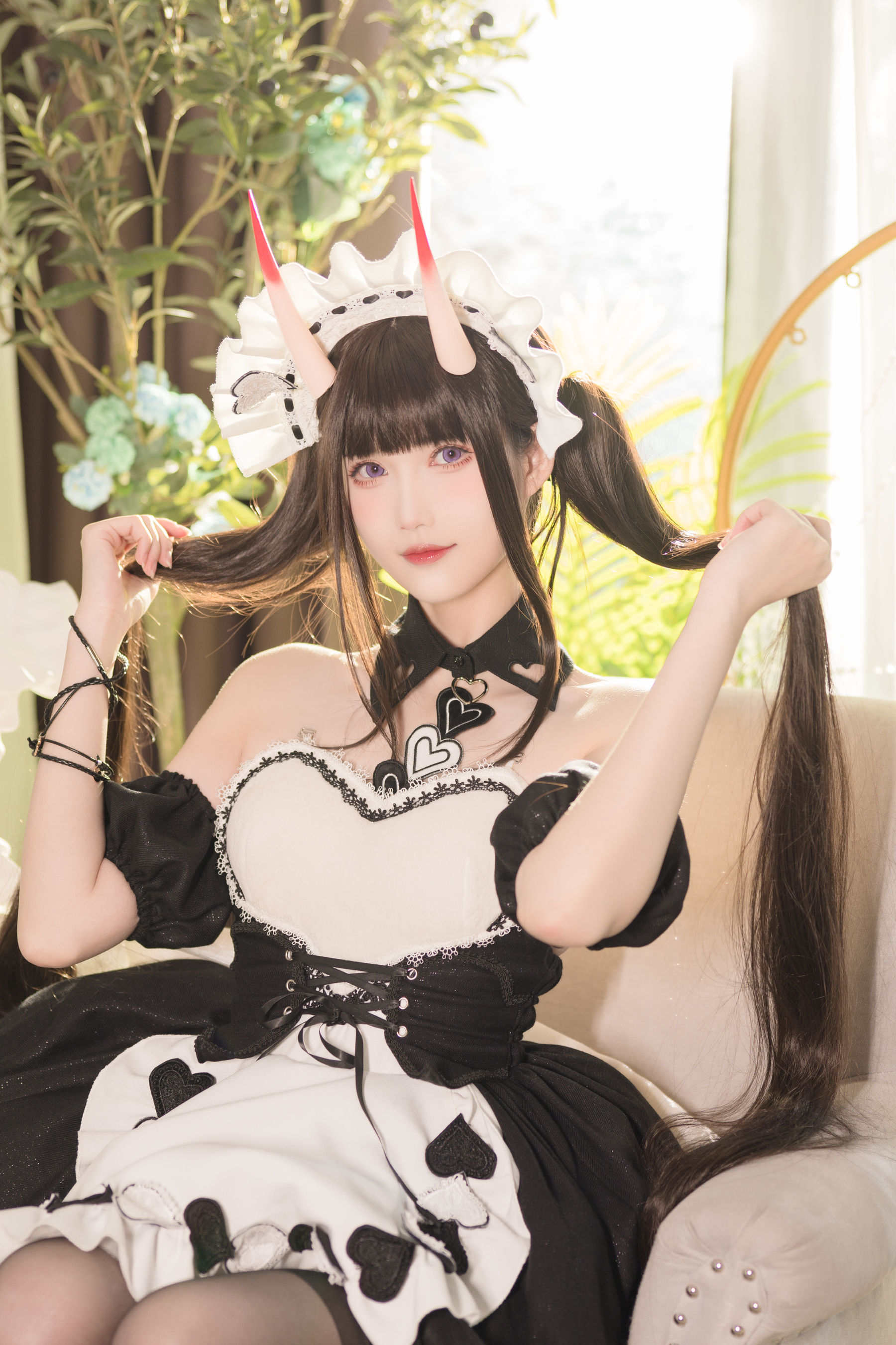 [福利COS] 花兮_honoka - 能代 需要少冰吗（21P）-爱变色