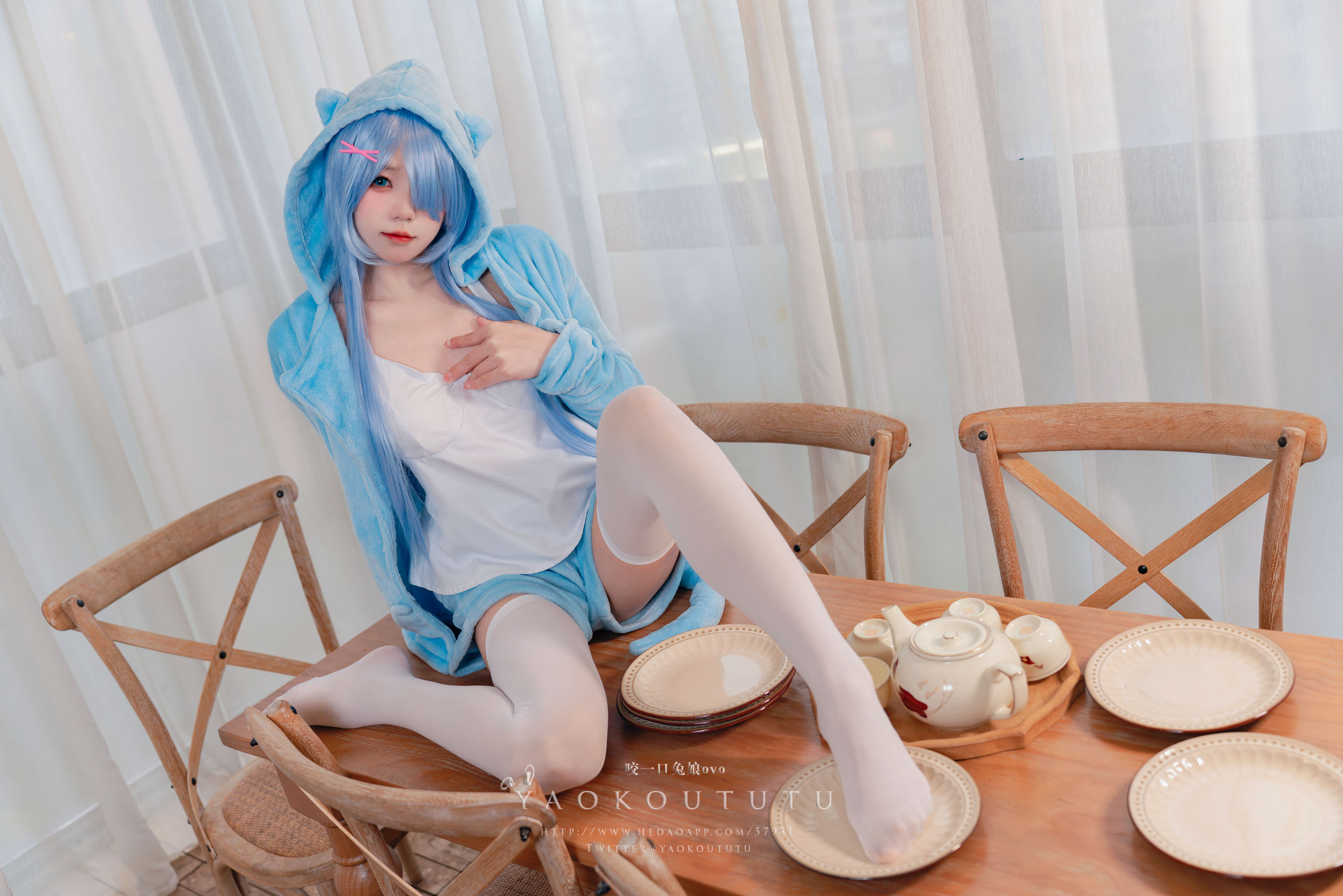 咬一口兔娘 - 蕾姆喵喵（49P）