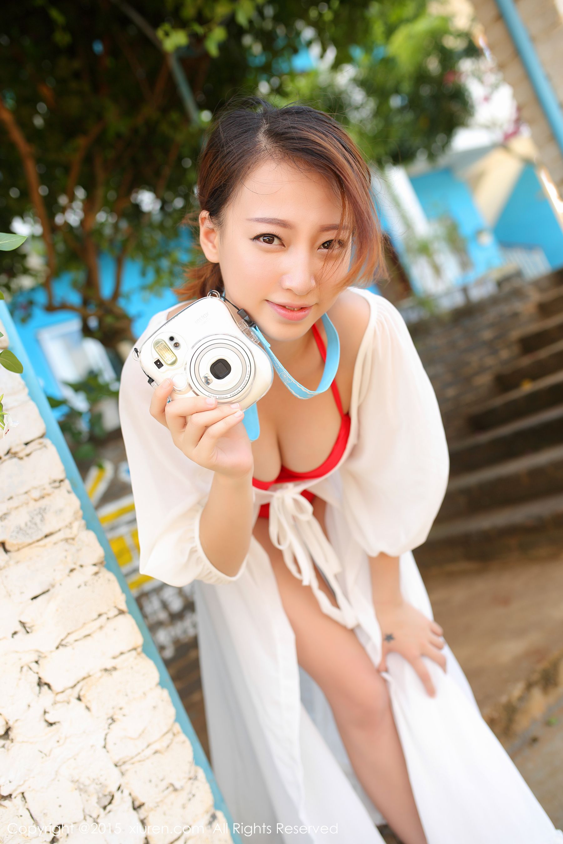 丽莉Lily《涠洲岛旅拍》长裙+死库水 [秀人网XiuRen] No.399（48P）