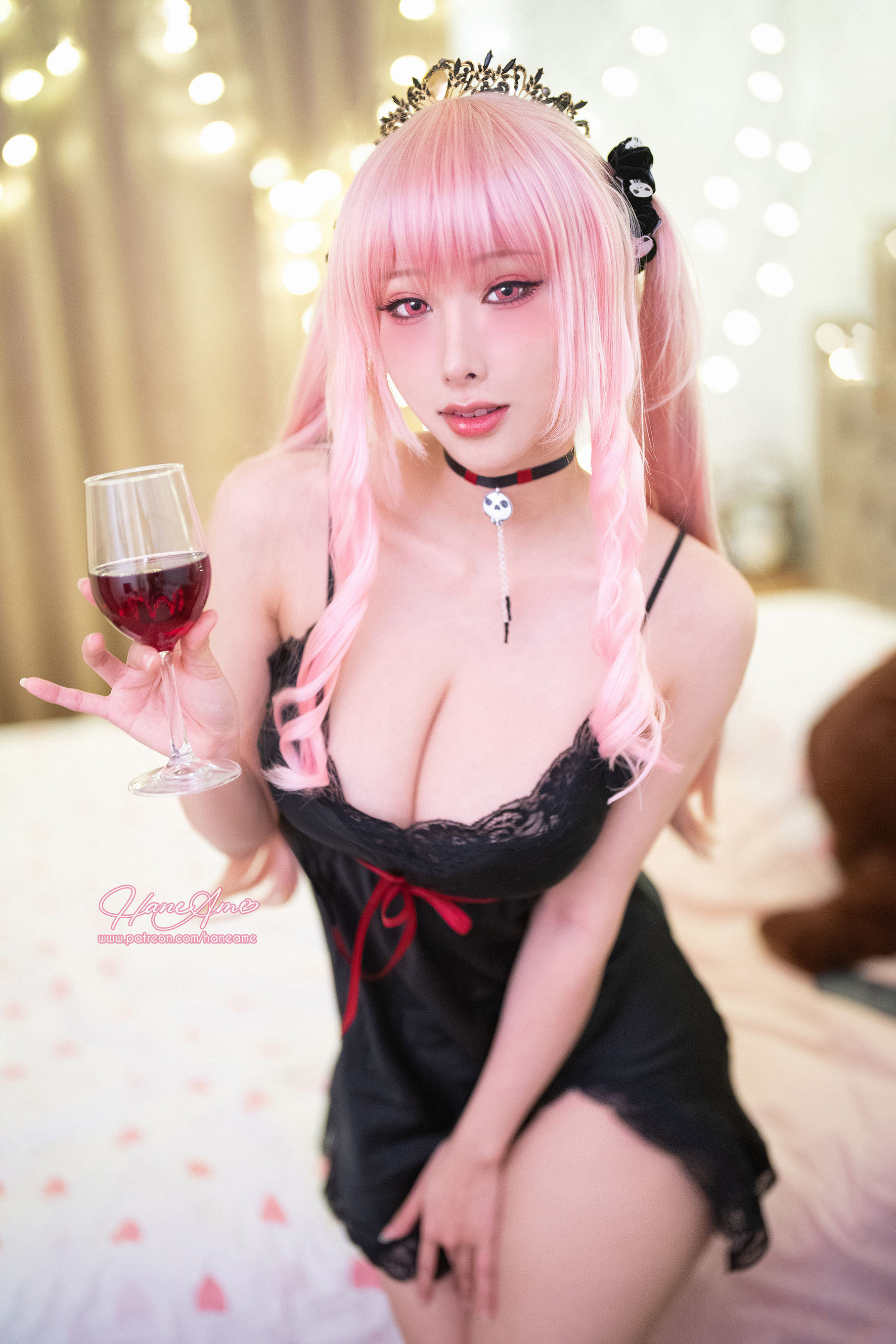 Hane 雨波写真 - Hololive Calliope 死神睡衣（32P）