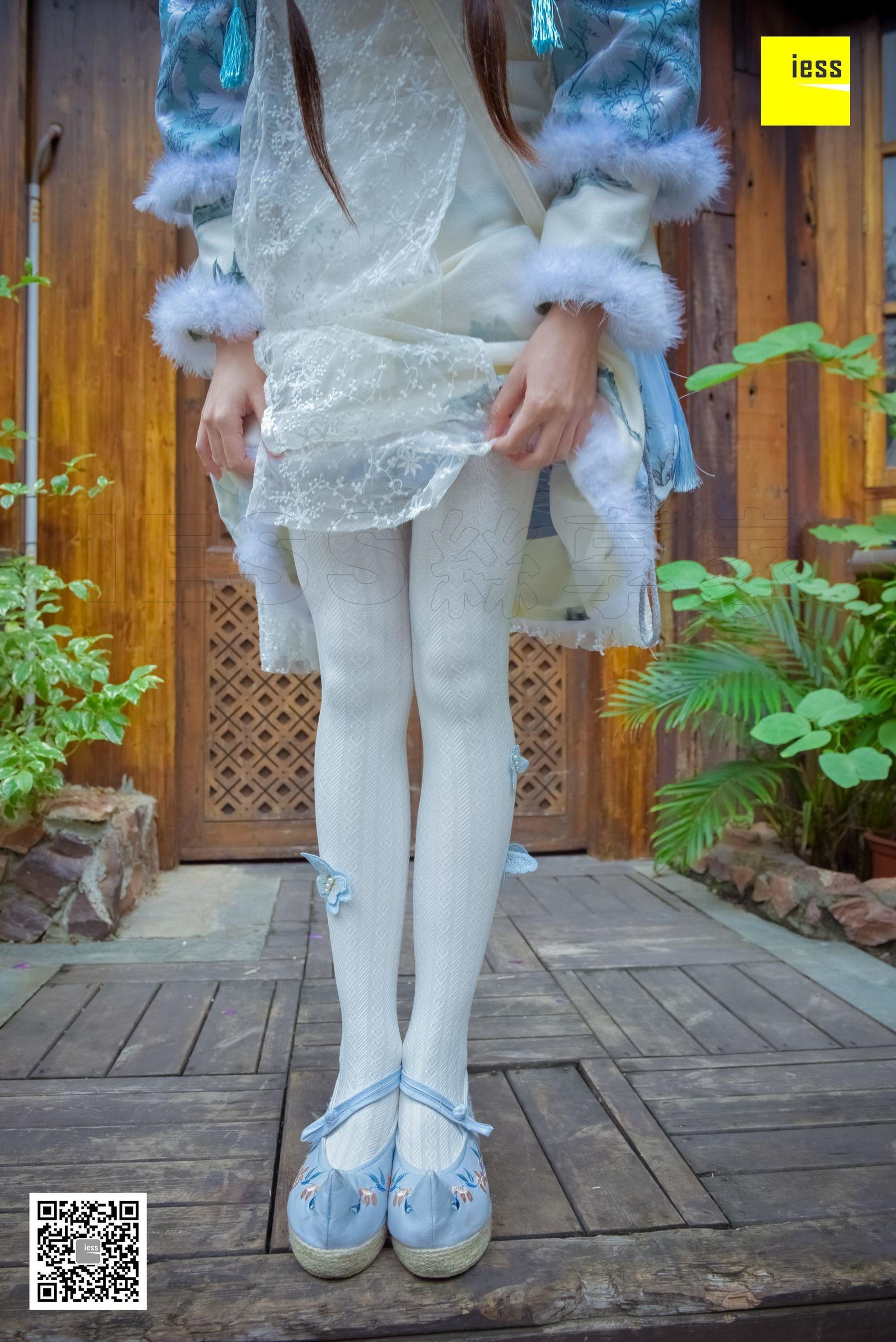 丝享家122 木木 《汉服绣花鞋白色袜》[IESS异思趣向]（96P）