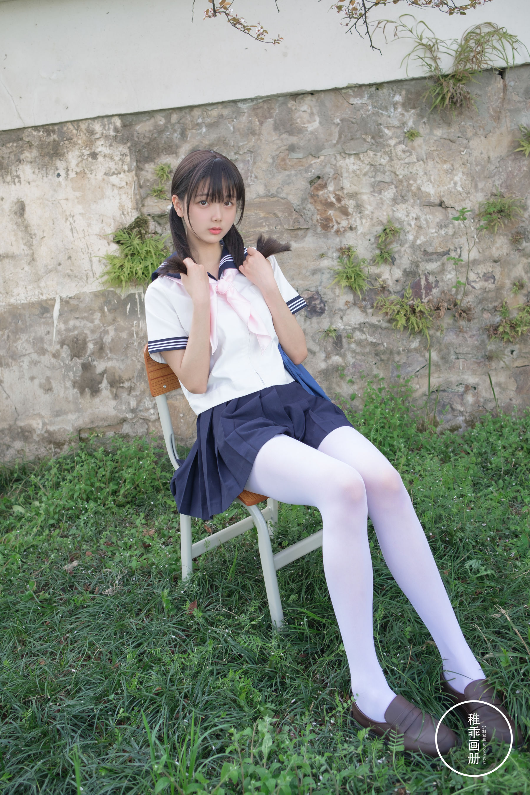 [福利COS] 柴系小乖(稚乖画册) - 夜夜 单车郊游（84P）