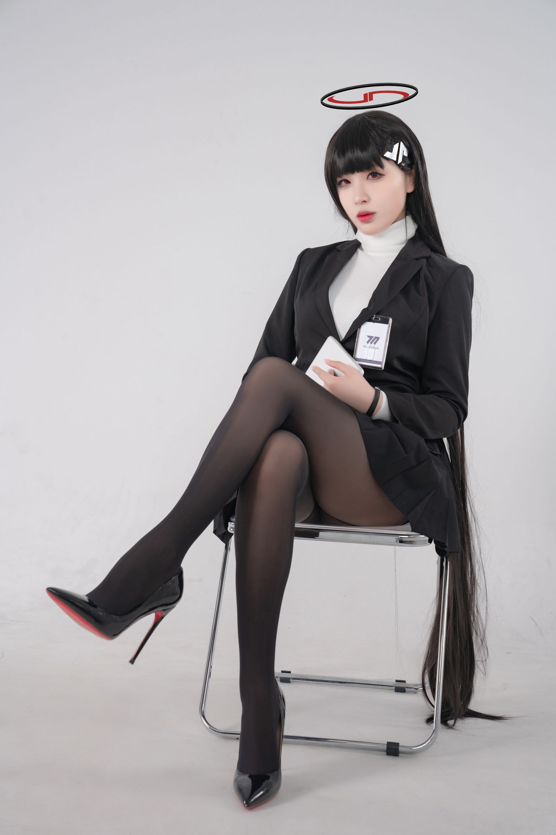 轩萧学姐 - 碧蓝档案 莉音 公式（36P）