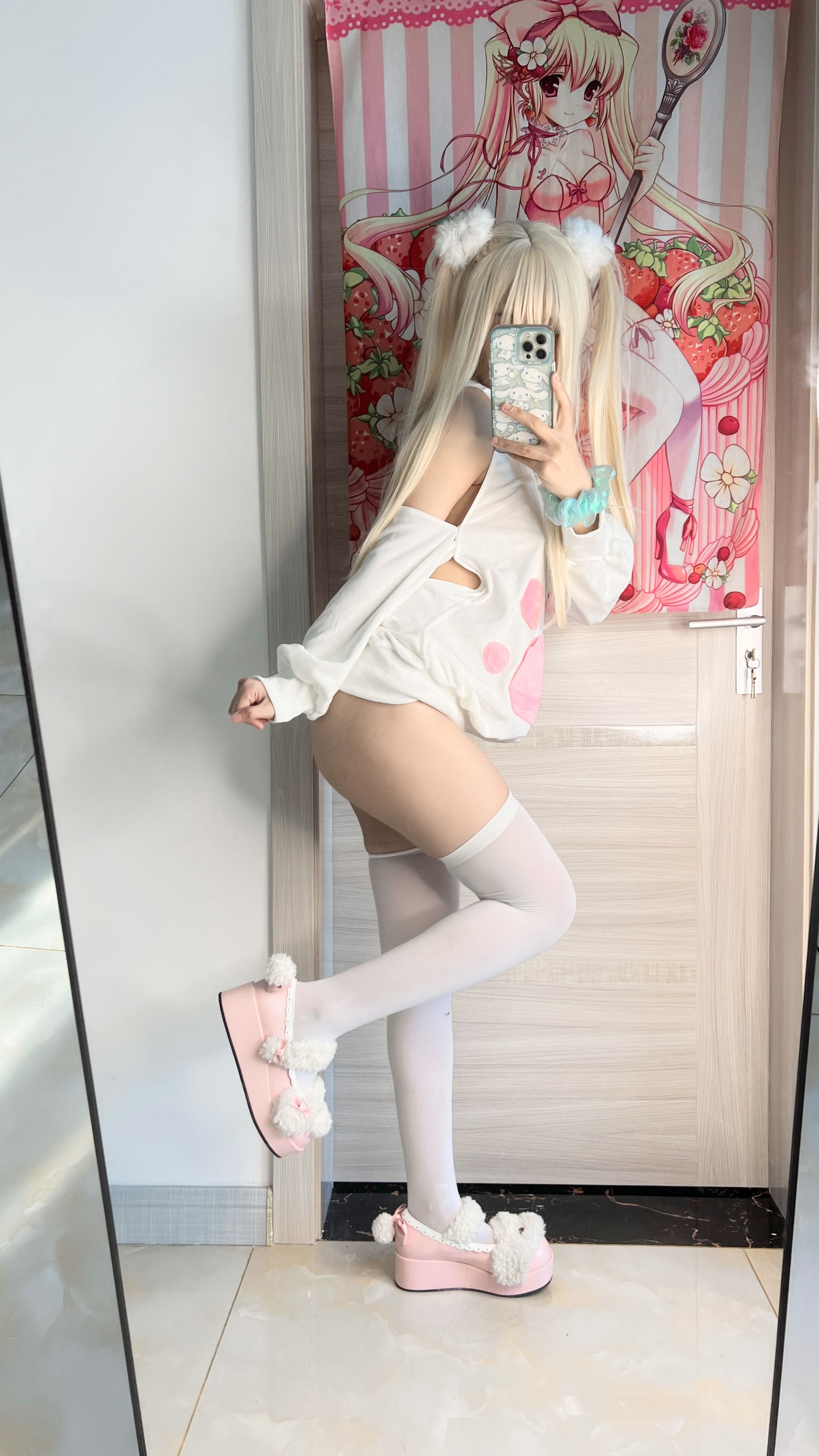 [福利COS] 萌妹子Coser摇摇乐yoyo - 白いクリーム（109P）-爱变色