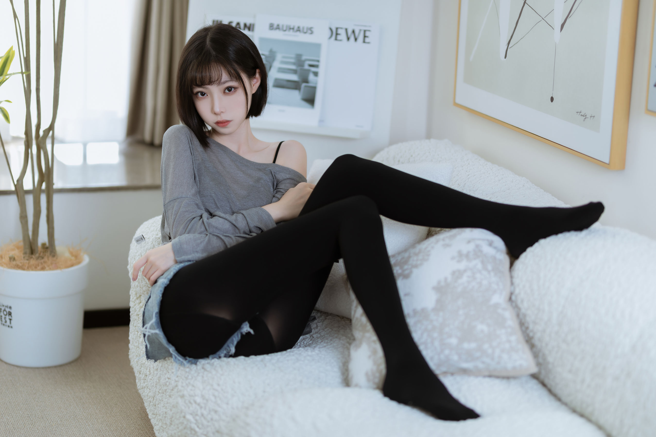 许岚 - 半透毛衣（38P）