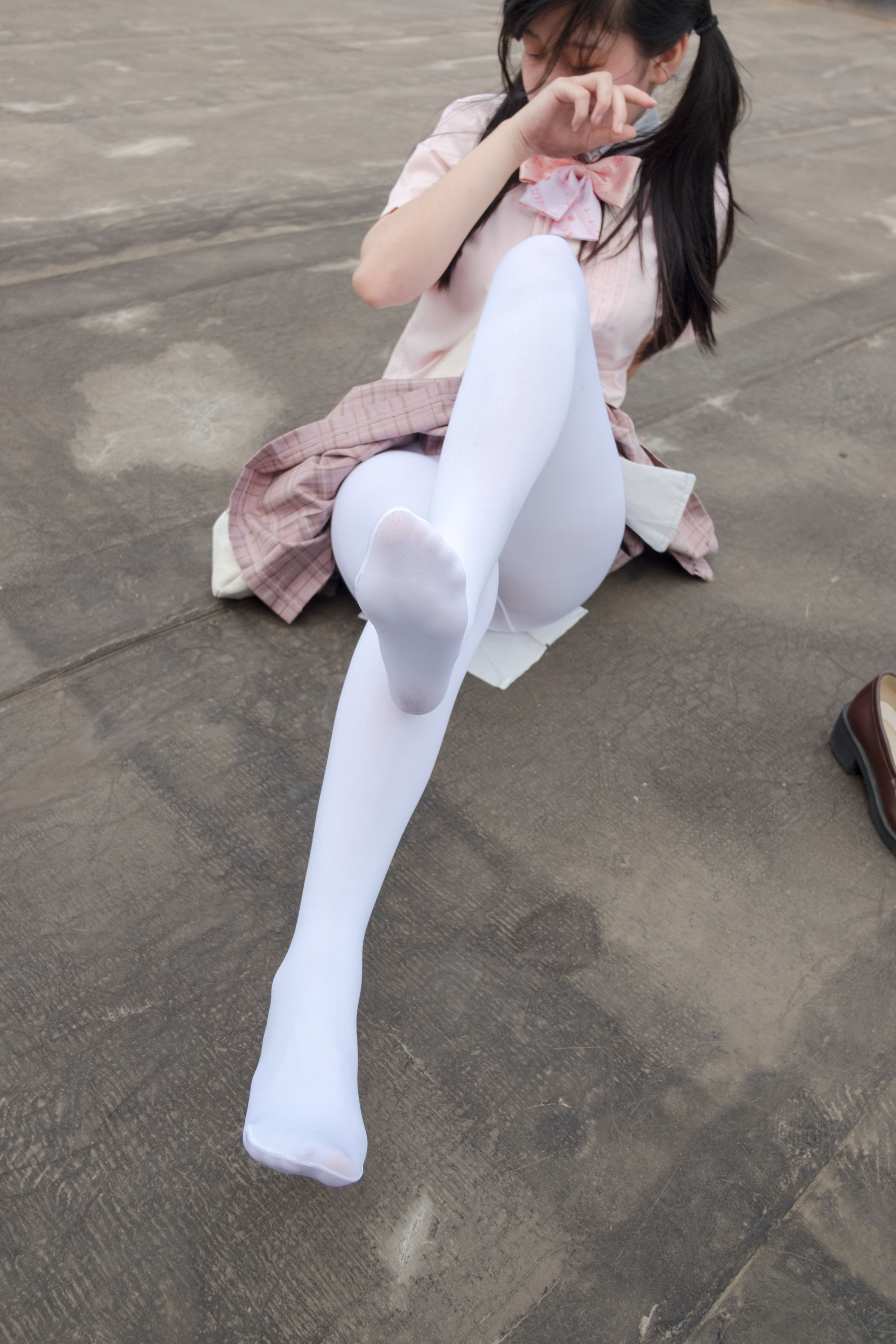 [森萝财团] BETA-001 高中生的户外白丝（91P）