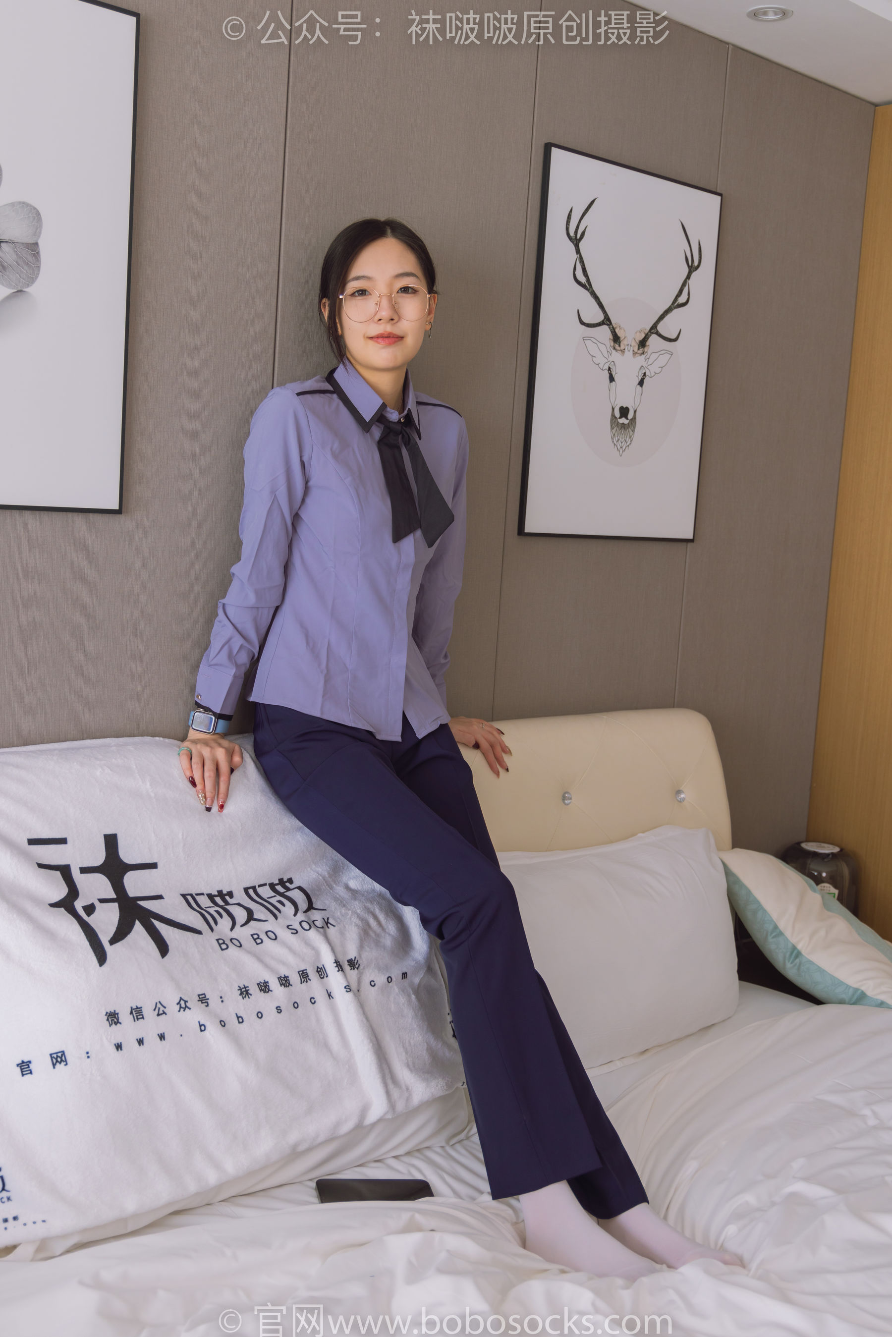 BoBoSocks袜啵啵 No.178 小甜豆-高跟鞋、厚白丝、ol风裤里丝（138P）