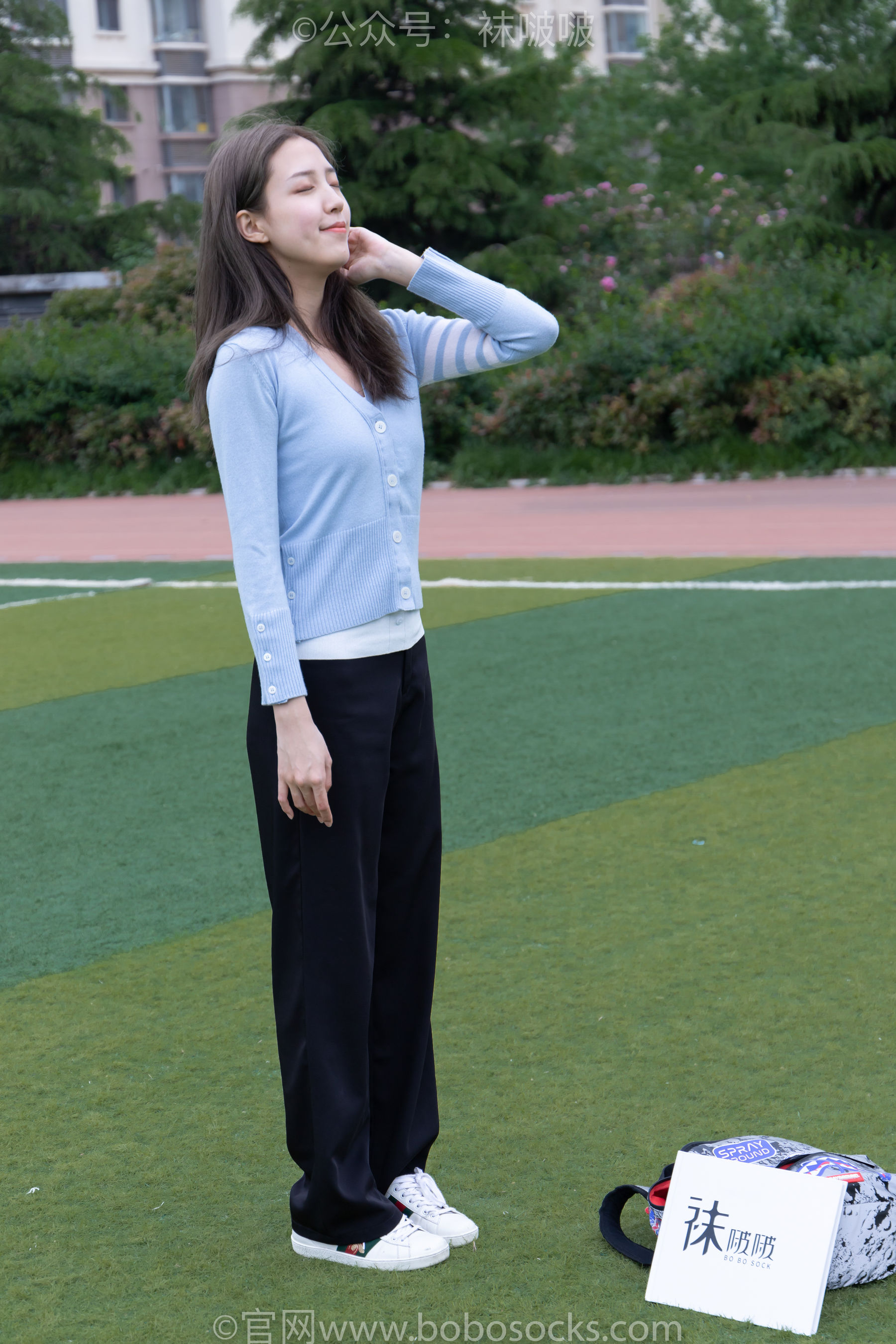 BoBoSocks袜啵啵 No.021 泡芙-板鞋、白棉袜、裸足（130P）