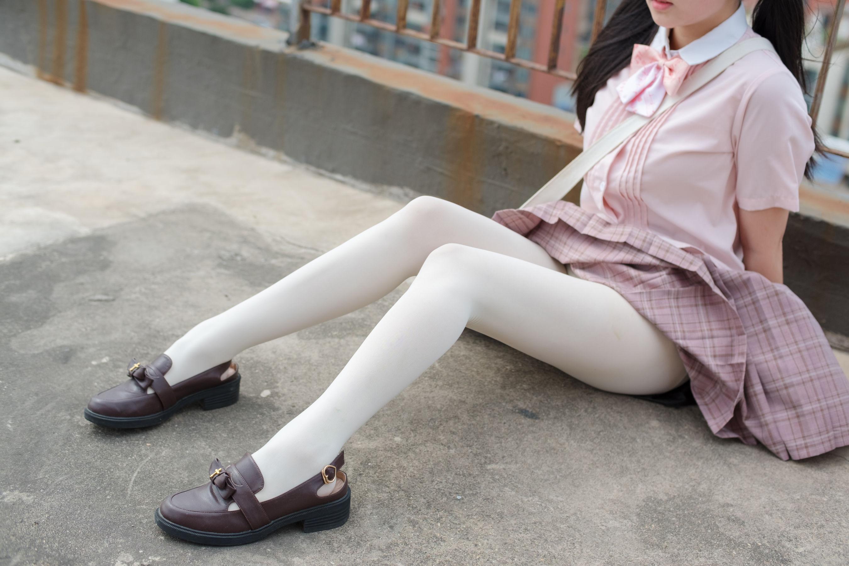 [森萝财团] BETA-001 高中生的户外白丝（91P）