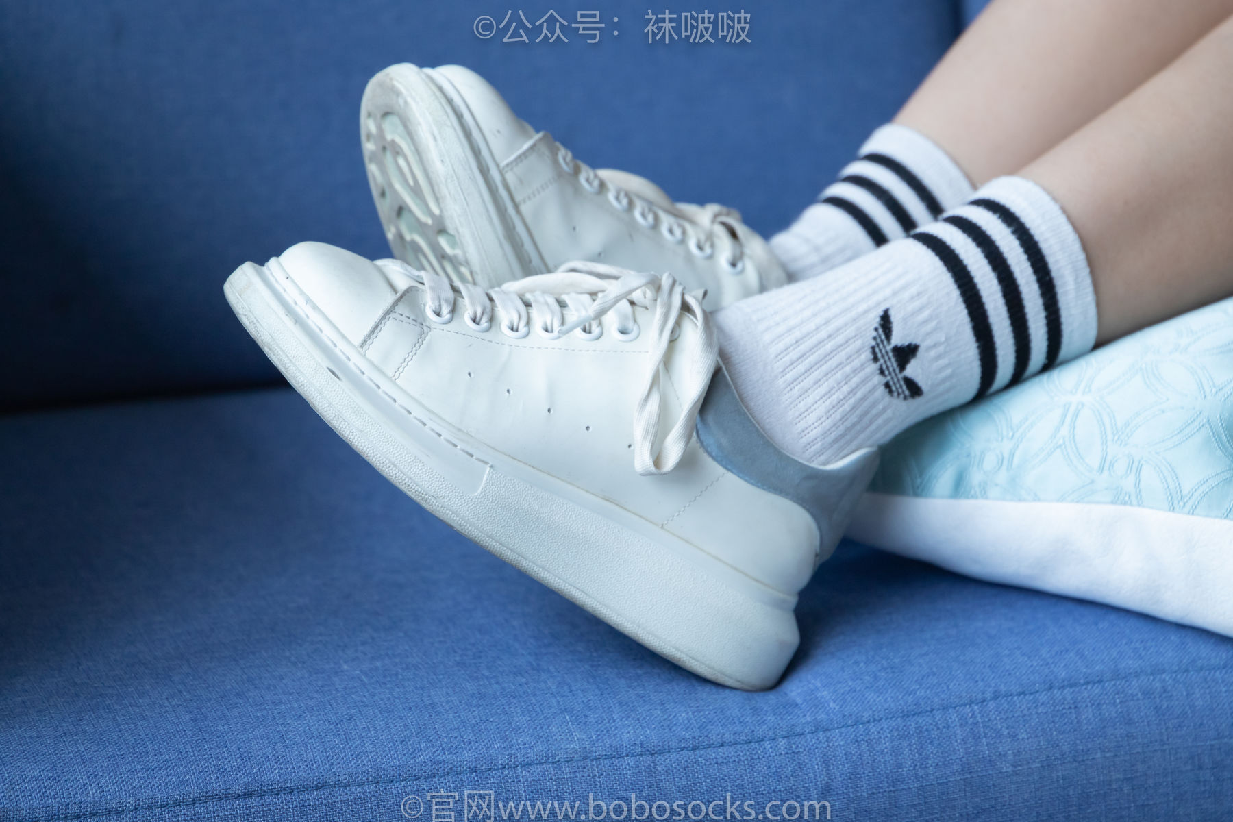 BoBoSocks袜啵啵 No.003 果冻-麦昆鞋、白色脏棉袜（133P）