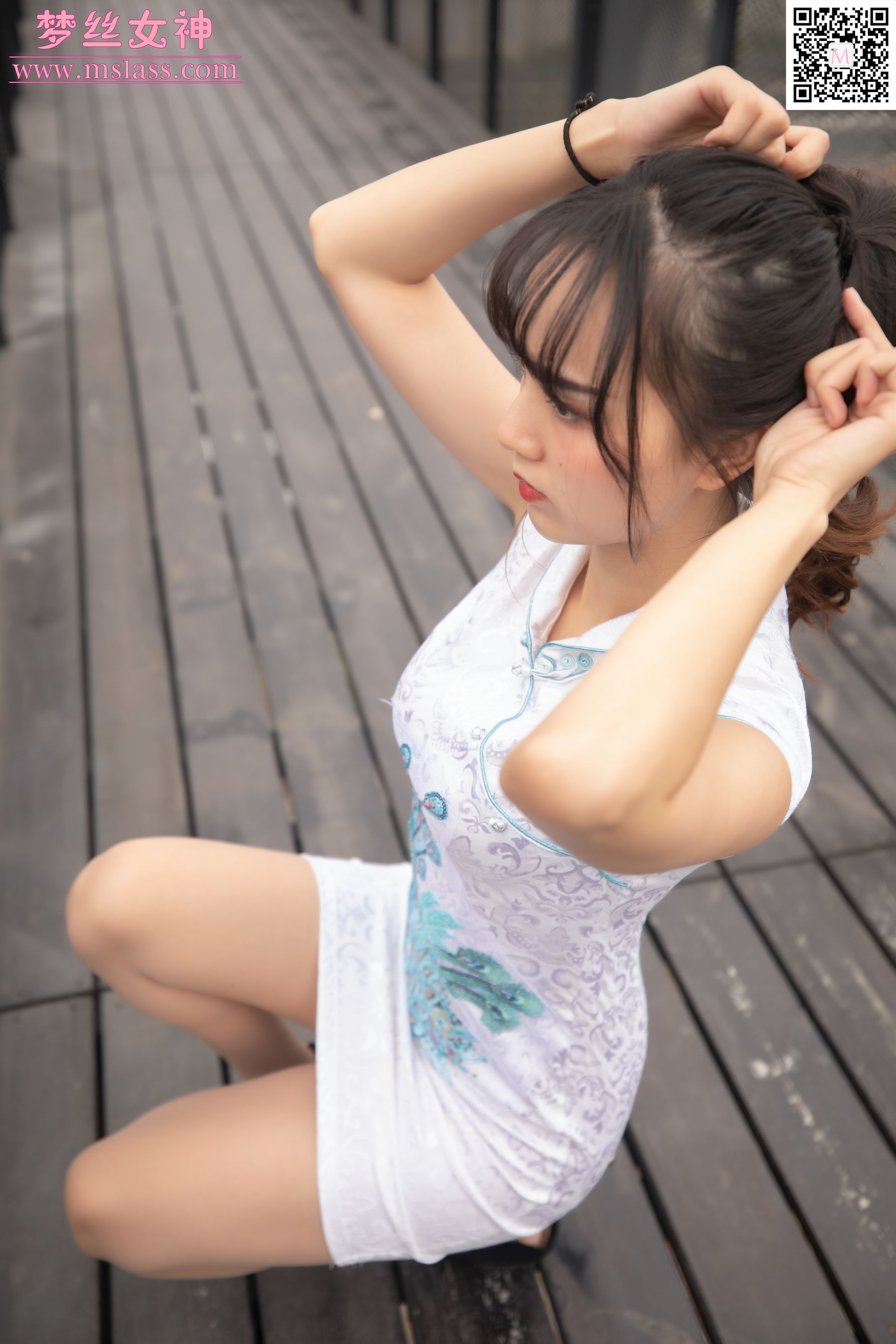 [梦丝女神MSLASS]  玥玥 工业区的旗袍（74P）