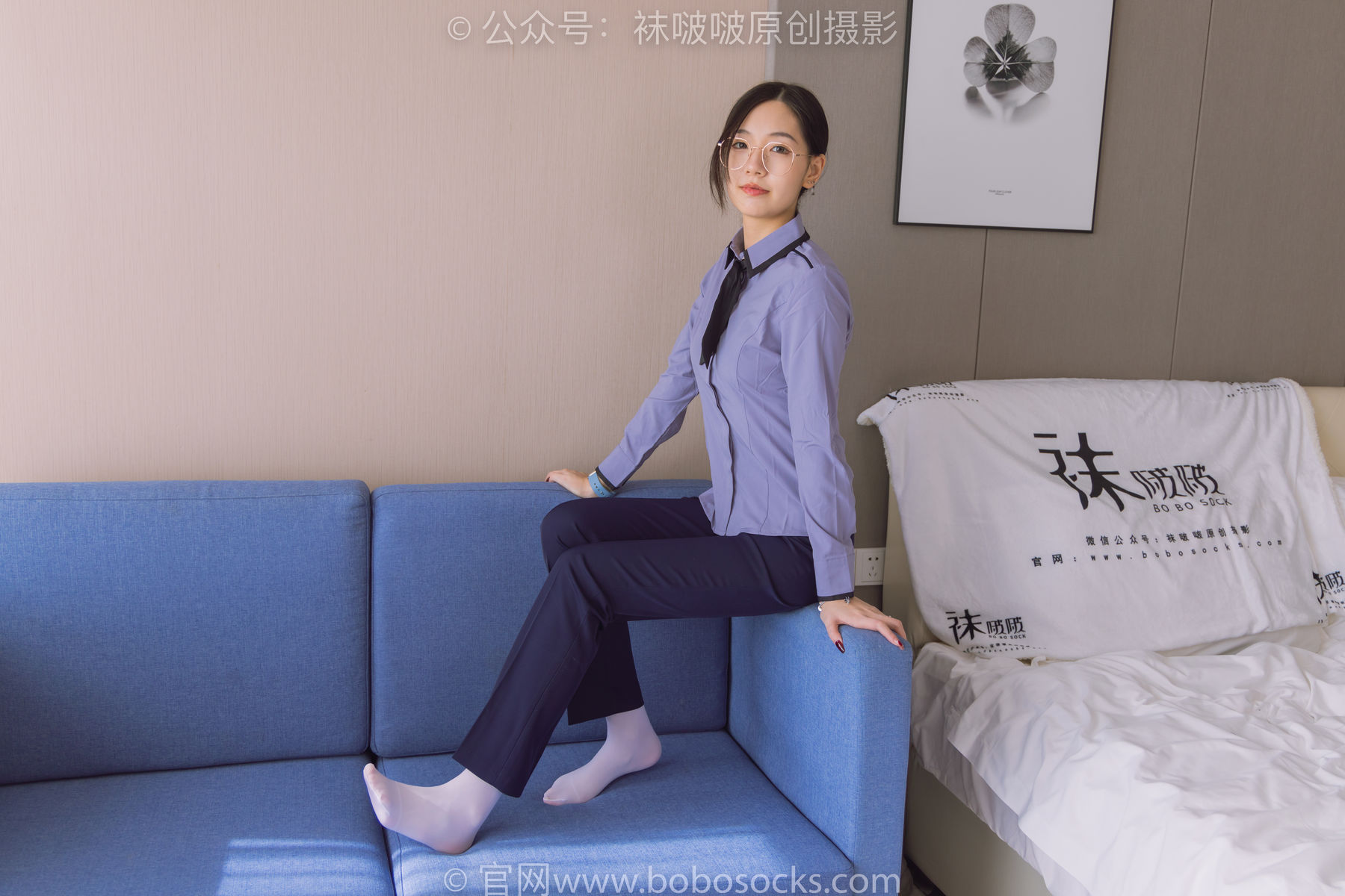 BoBoSocks袜啵啵 No.178 小甜豆-高跟鞋、厚白丝、ol风裤里丝（138P）