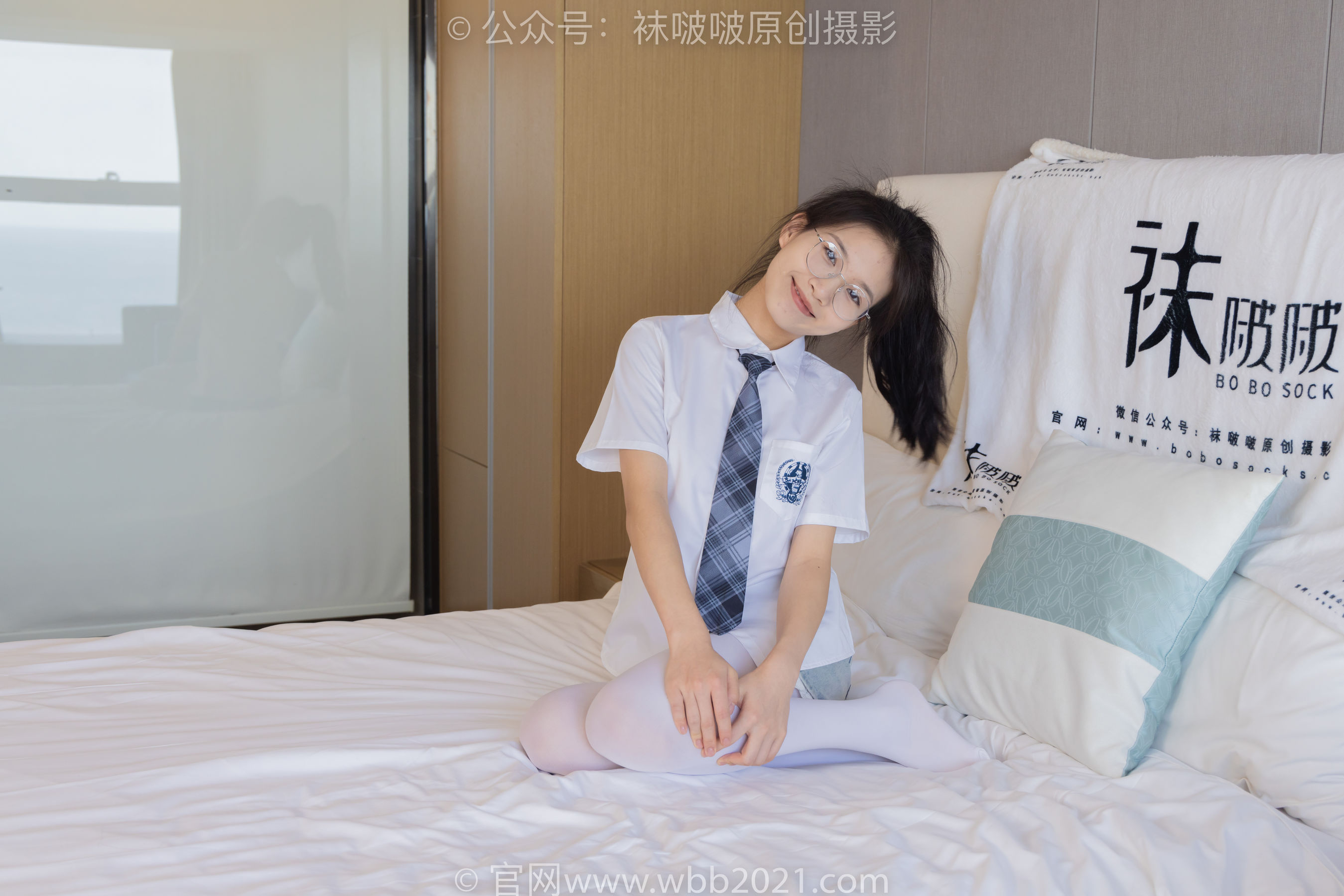 BoBoSocks袜啵啵 No.276 芝士 -皮鞋、厚白丝、裸足（142P）