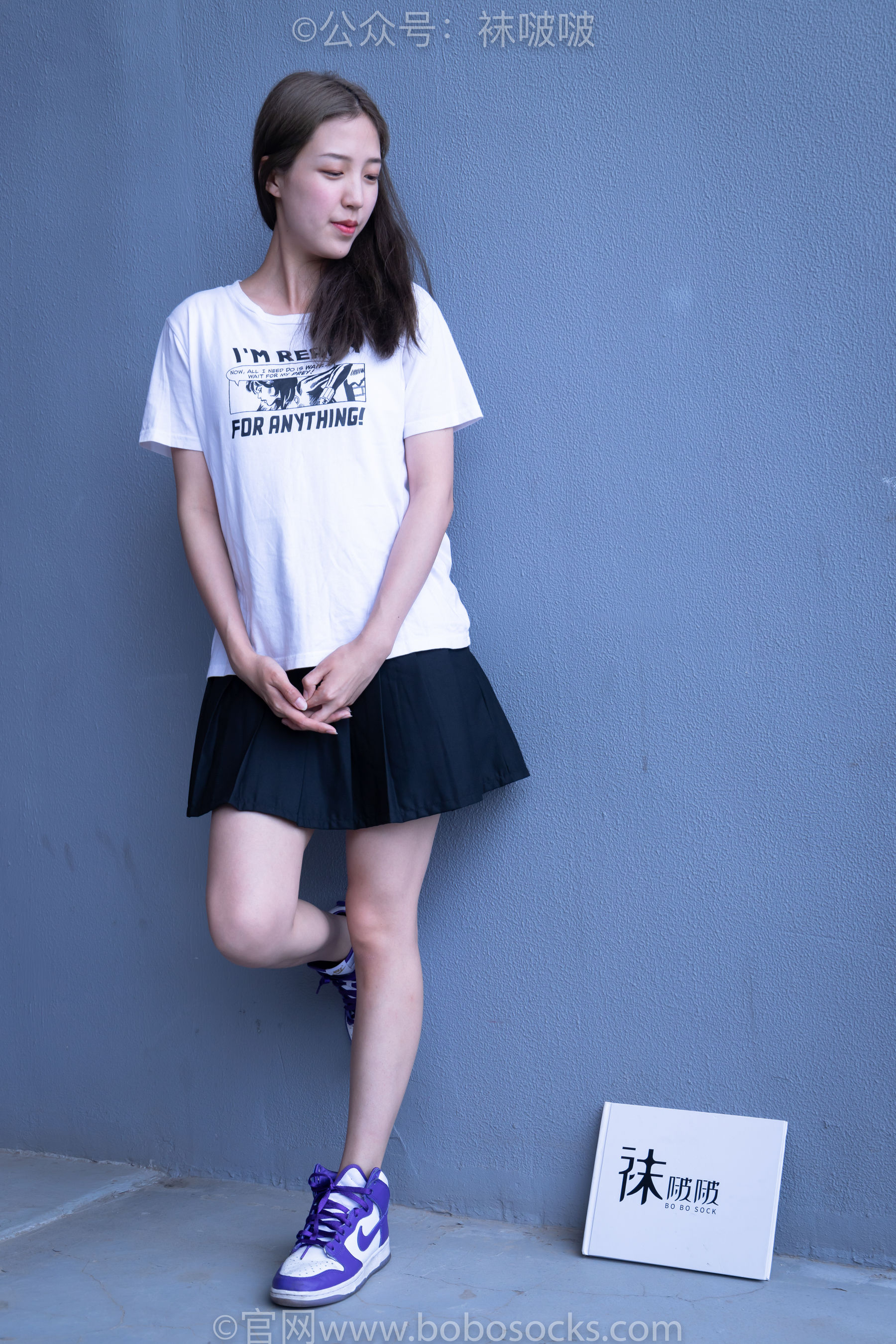 BoBoSocks袜啵啵 积分限定作品002 泡芙- AJ、白色棉质船袜、裸足（135P）