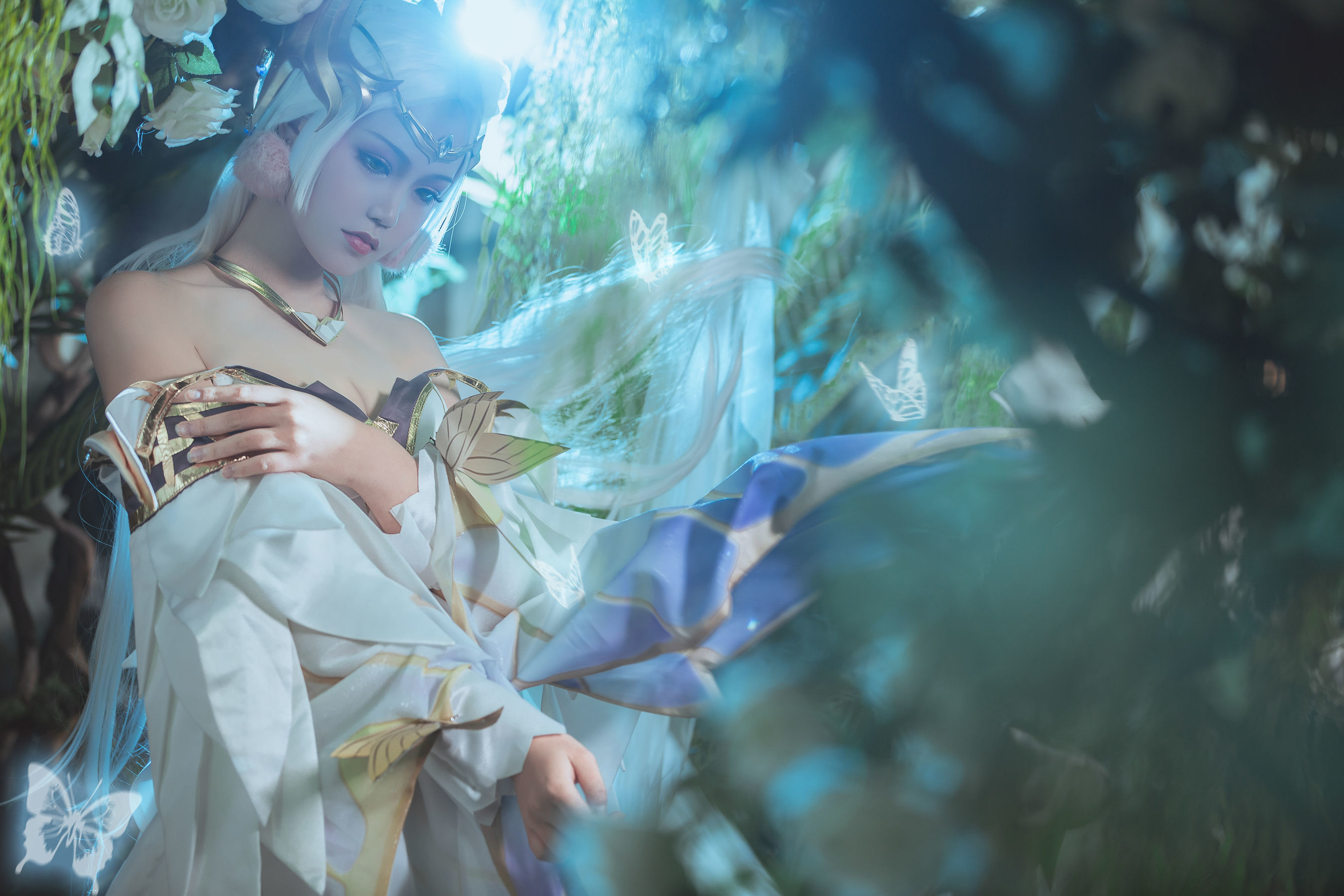 人气coser戚顾儿MIKI 王者荣耀 貂蝉金色仲夏夜之梦（19P）