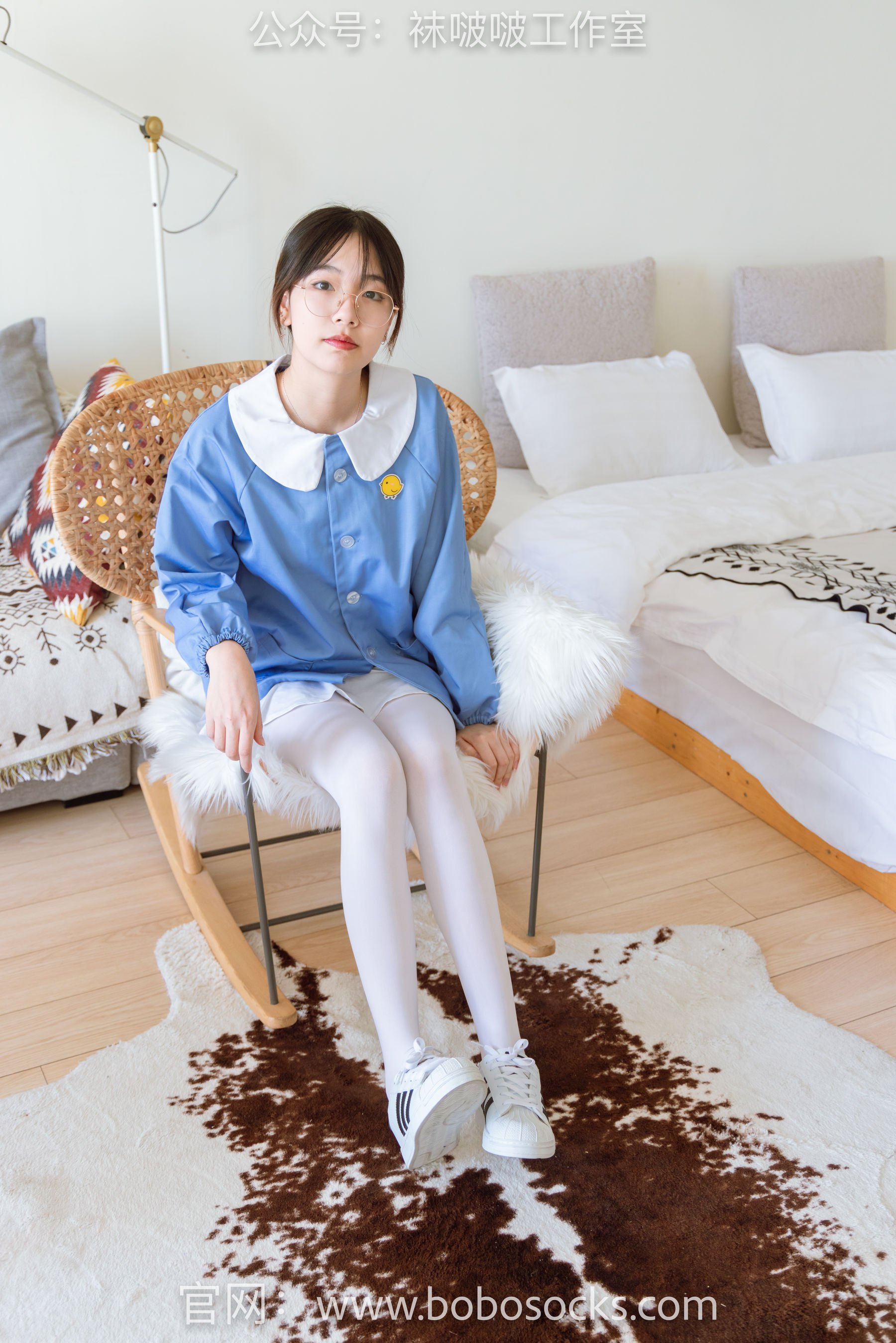 BoBoSocks袜啵啵 No.093 小甜豆-贝壳头、厚白丝（132P）