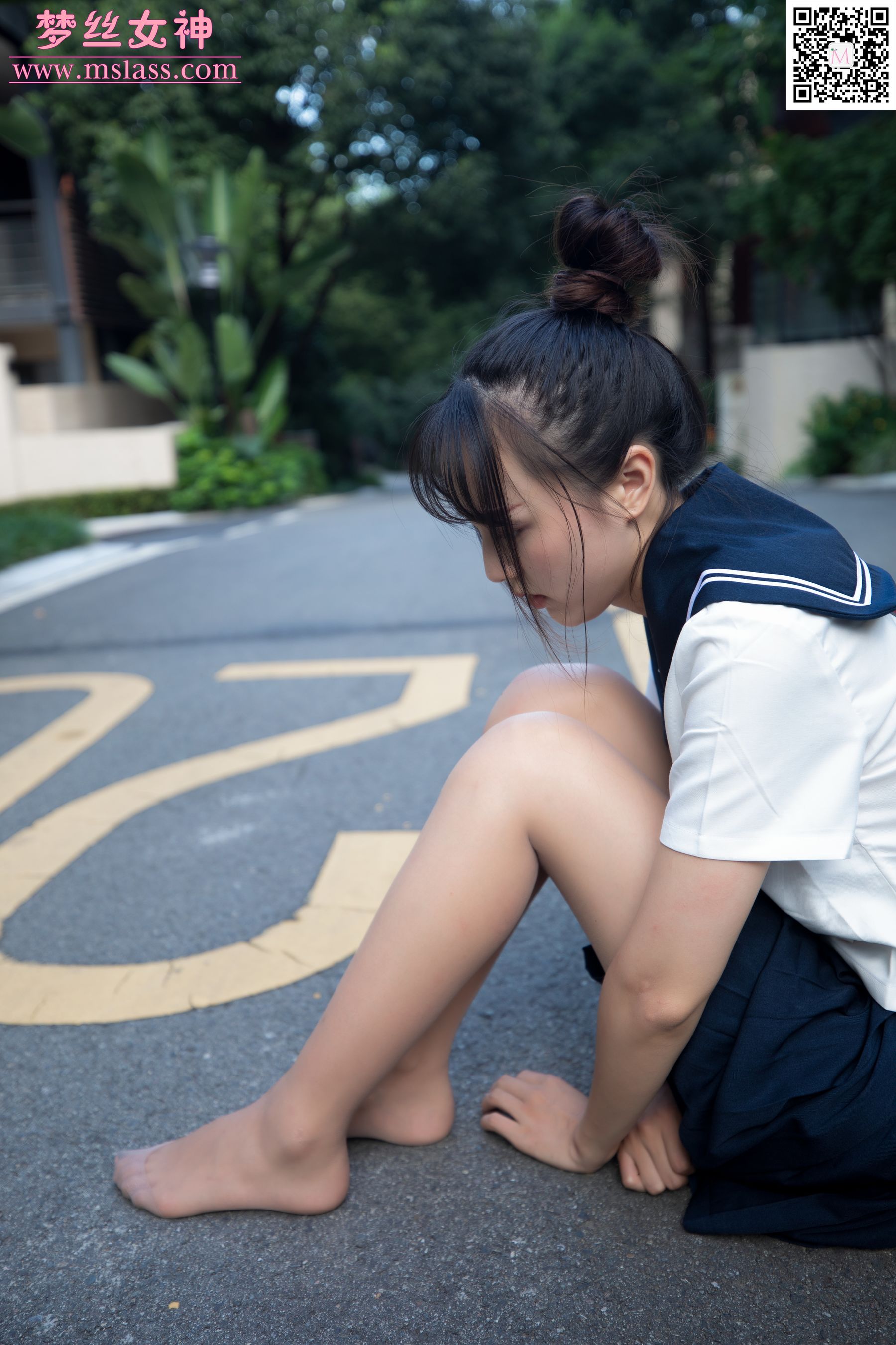 [梦丝女神MSLASS]  玥玥 JK小女神（64P）