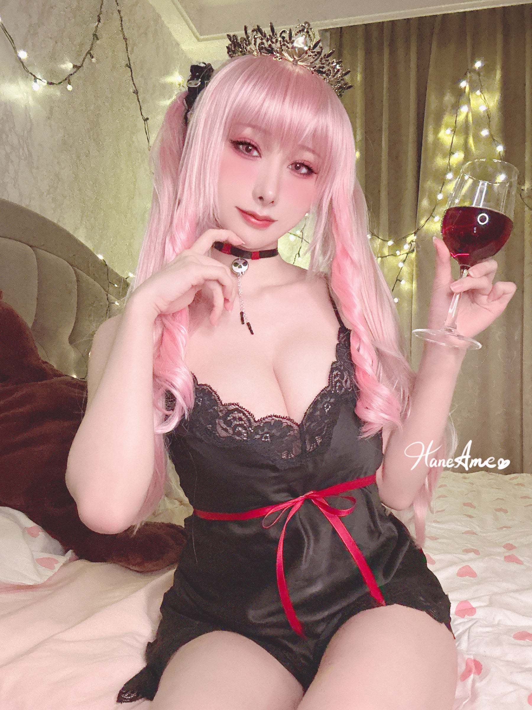 Hane 雨波写真 - Hololive Calliope 死神睡衣（32P）