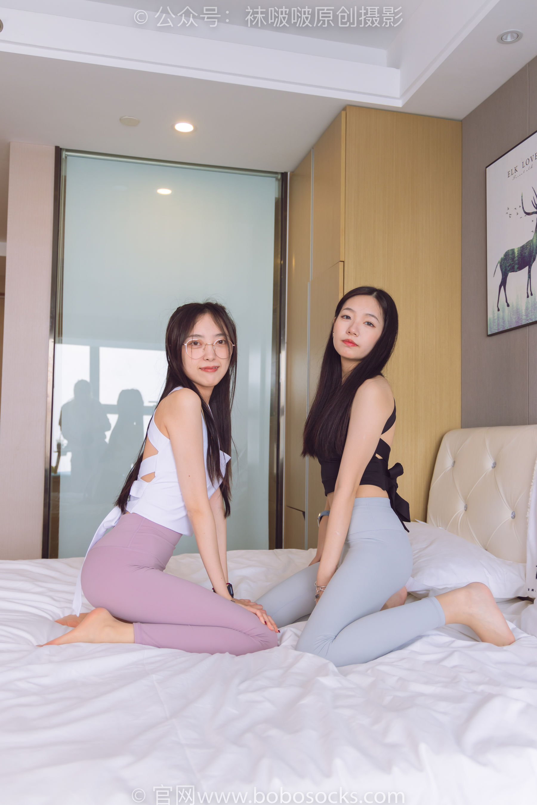 BoBoSocks袜啵啵 No.186 小甜豆稚予-瑜伽裤、运动鞋、肉丝（146P）