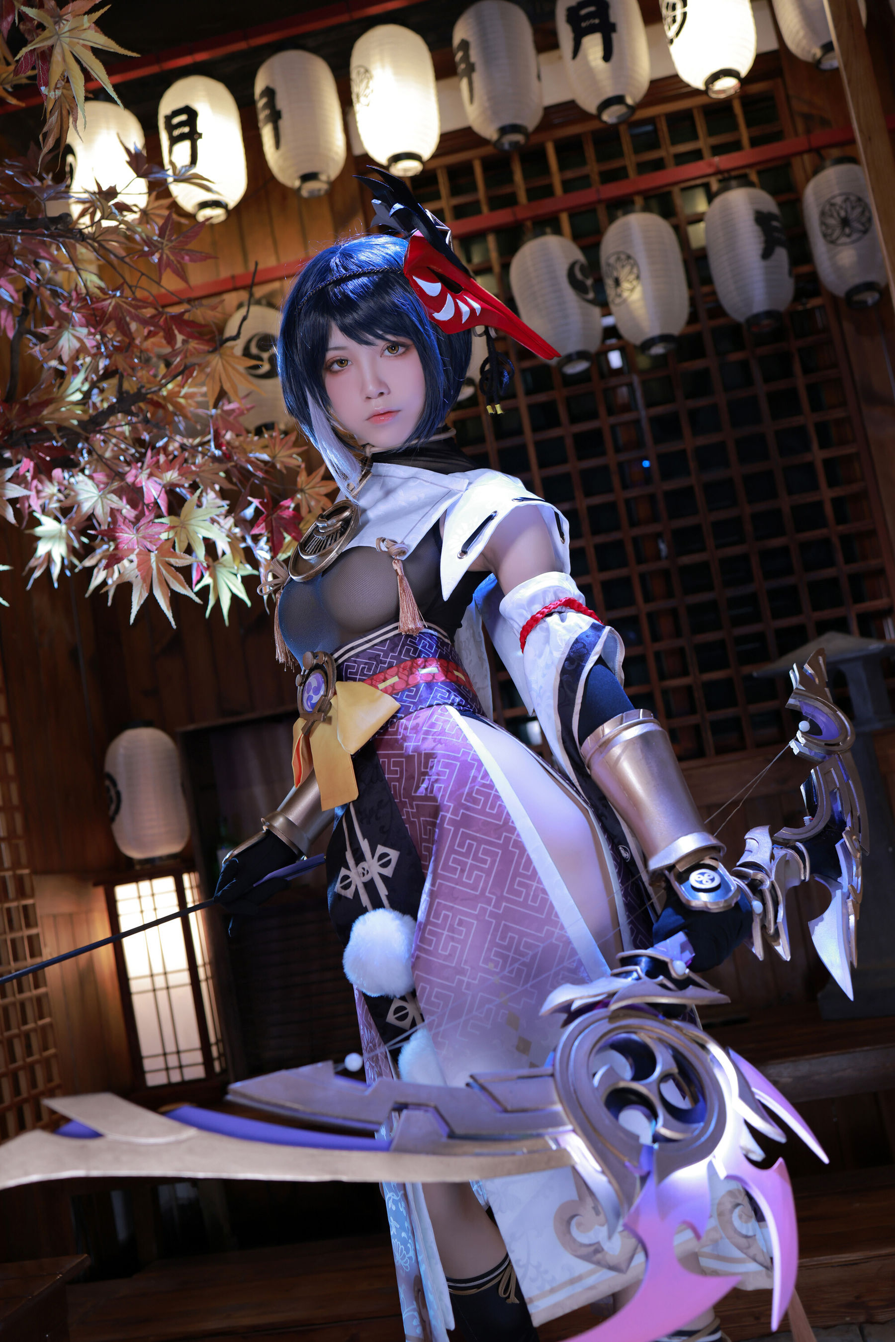 [福利COS] 动漫博主水淼aqua - 九条裟羅（41P）