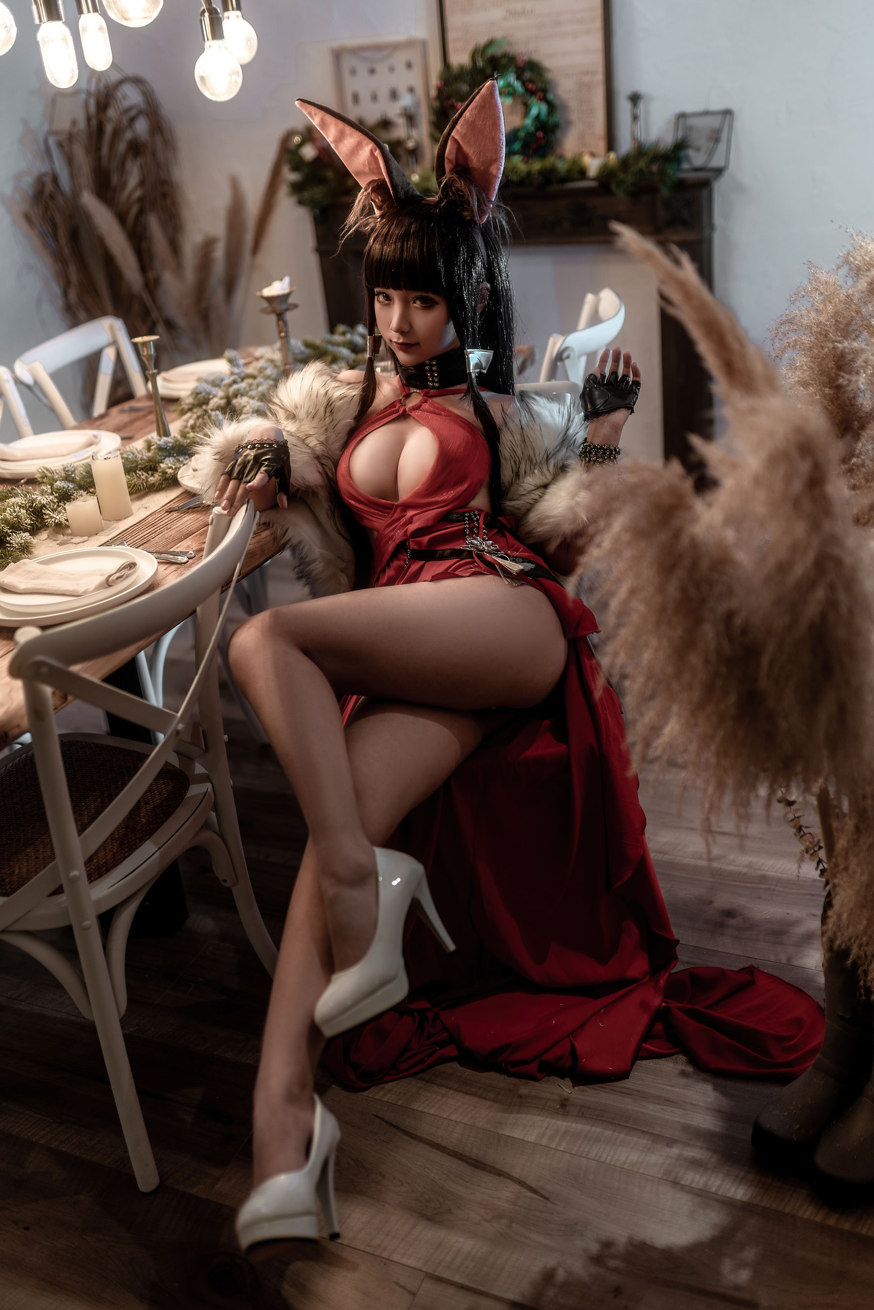 动漫博主蠢沫沫 - Akagi Ruby-Laced Beauty (Azur Lane)（40P）