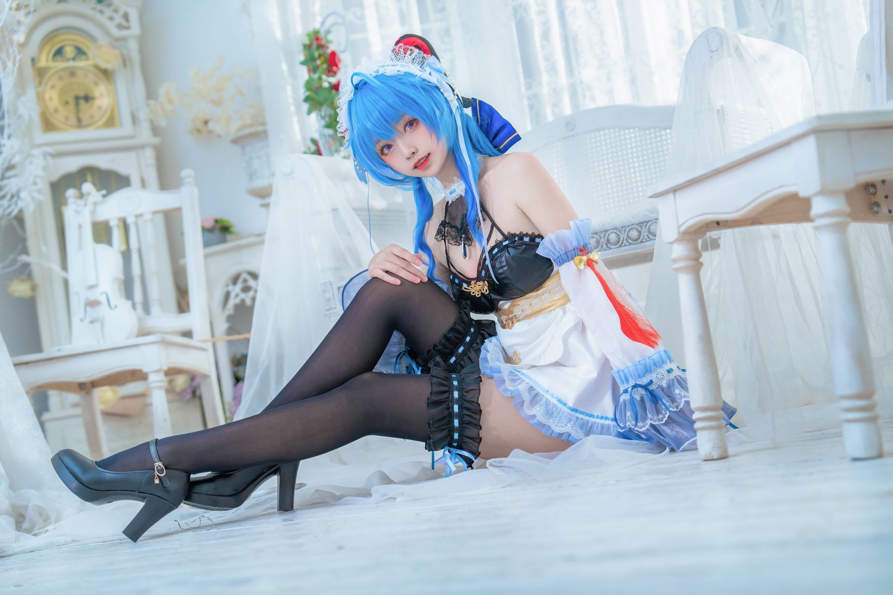 动漫博主大大卷卷小卷 - 甘雨女仆（20P）