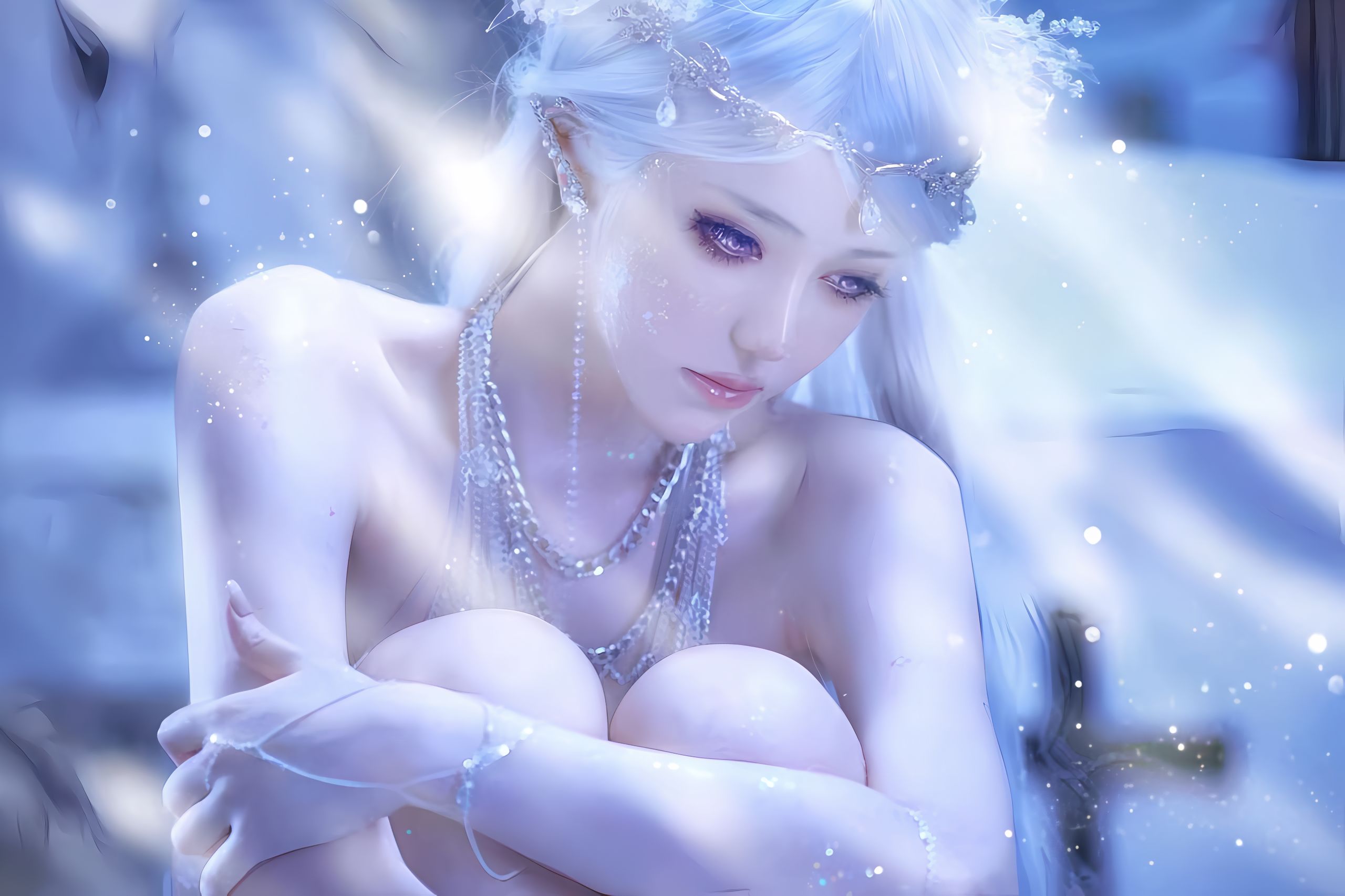 [福利COS] 动漫博主南桃Momoko - 精灵屑（13P）