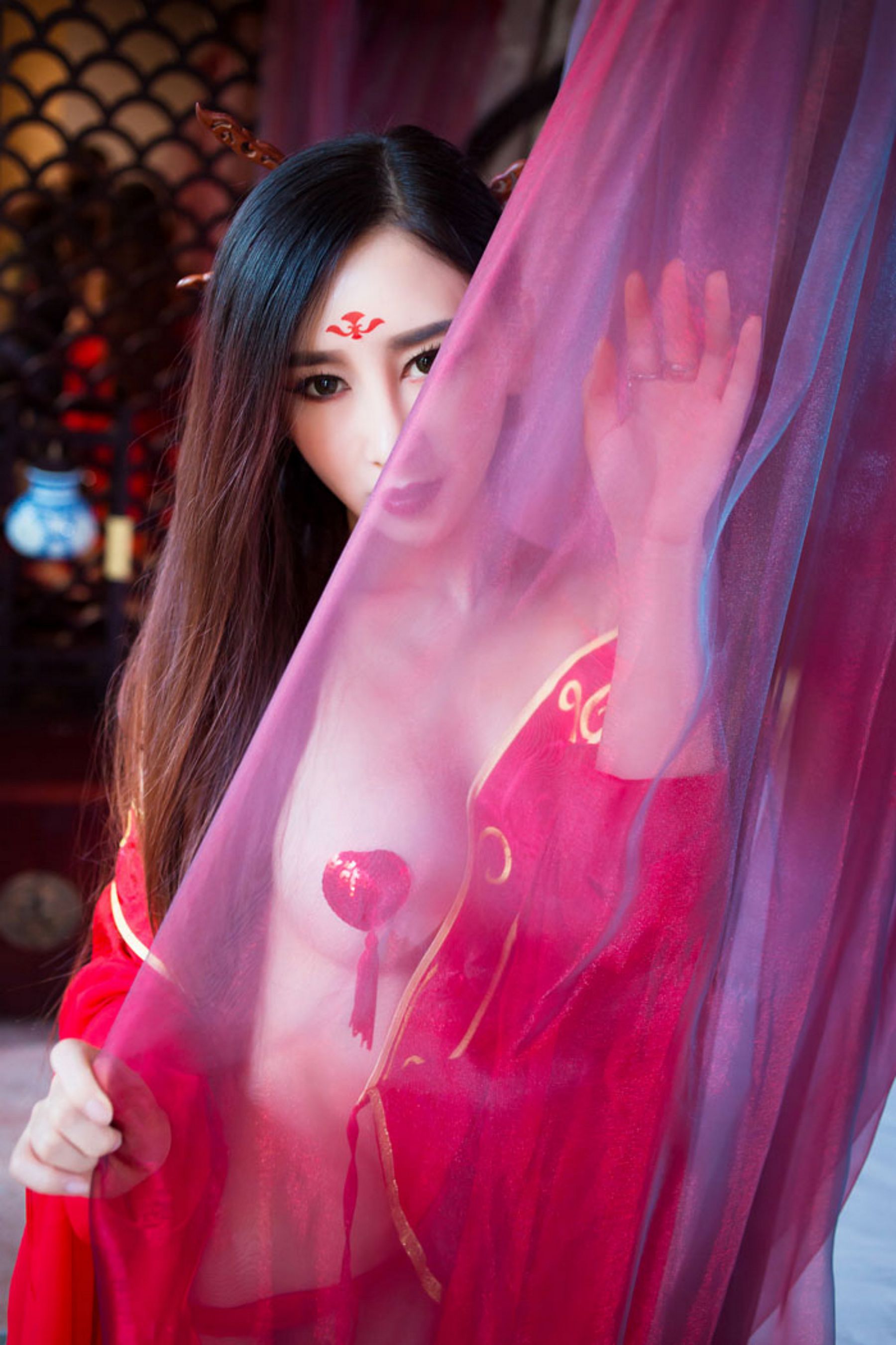 邹晶晶《花千骨 ? 魔化》COS [秀人网XiuRen] No.382（56P）