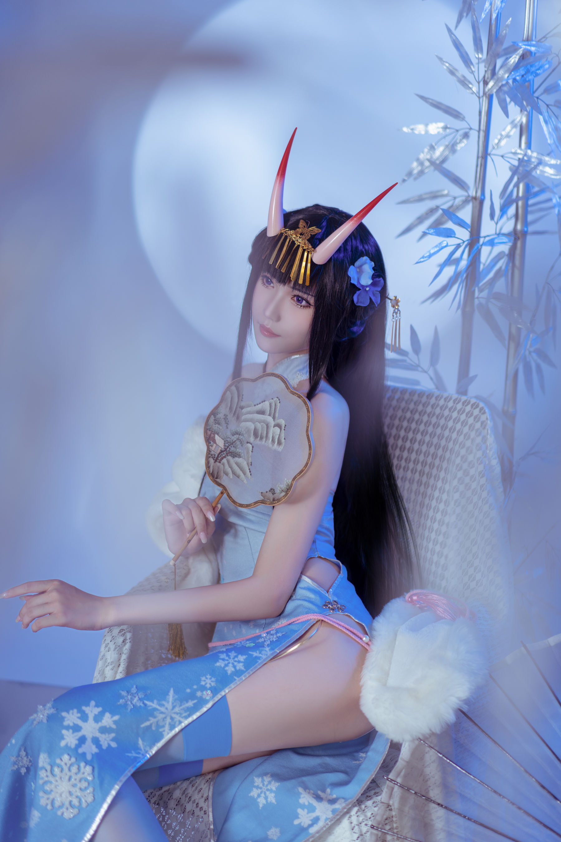 [网红COS] 花兮_honoka - 能代 冬雪沁香（12P）