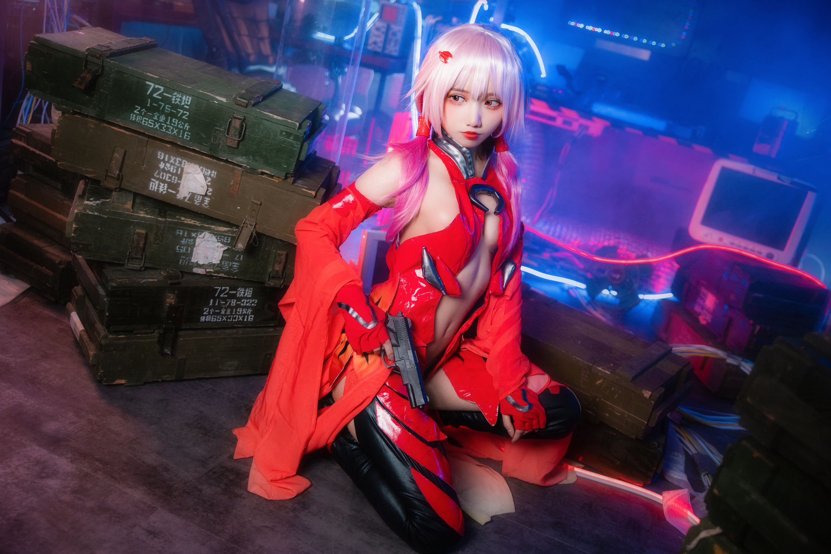 [网红COSER写真] 动漫博主果咩酱w - 楪祈（25P）