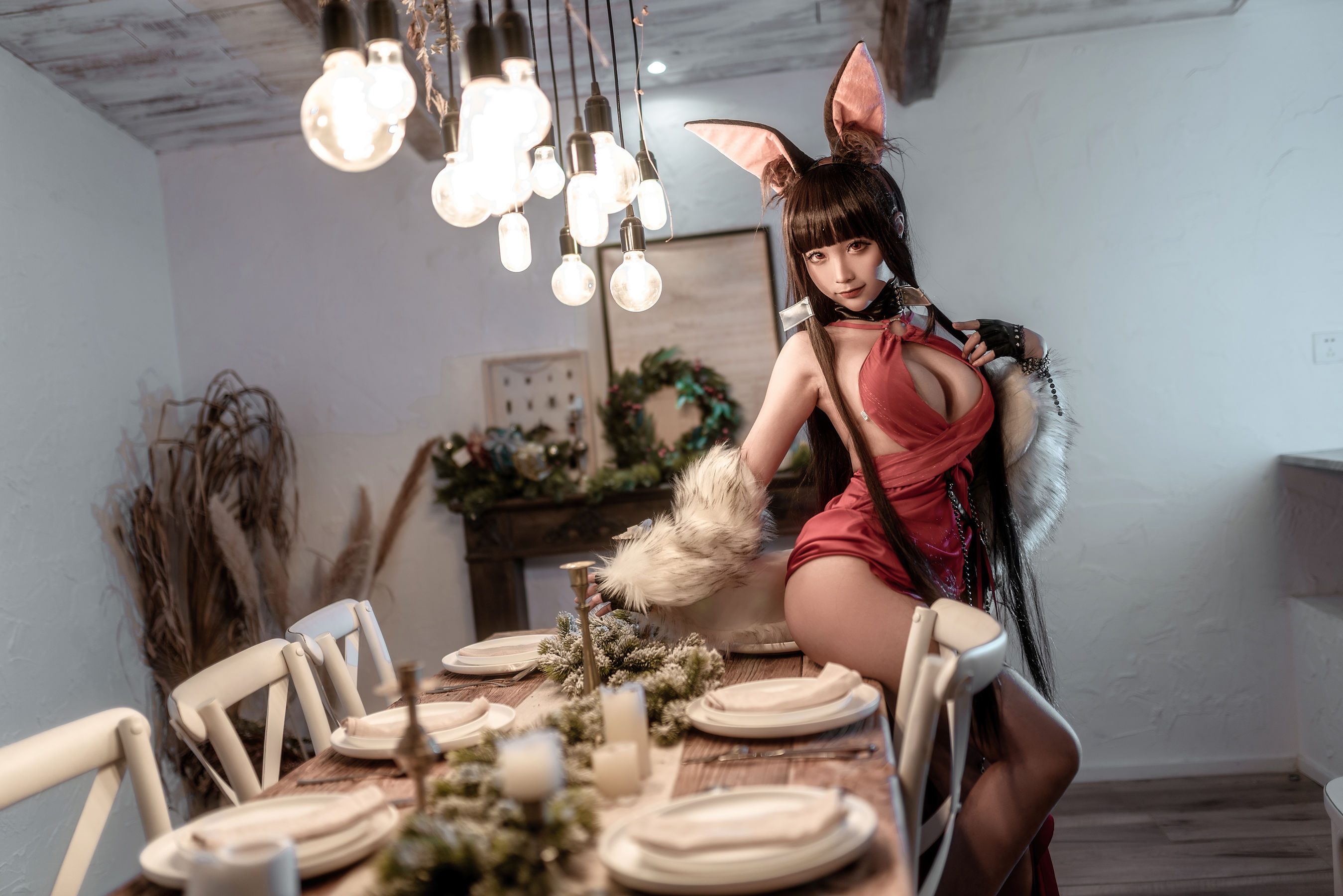 动漫博主蠢沫沫 - Akagi Ruby-Laced Beauty (Azur Lane)（40P）