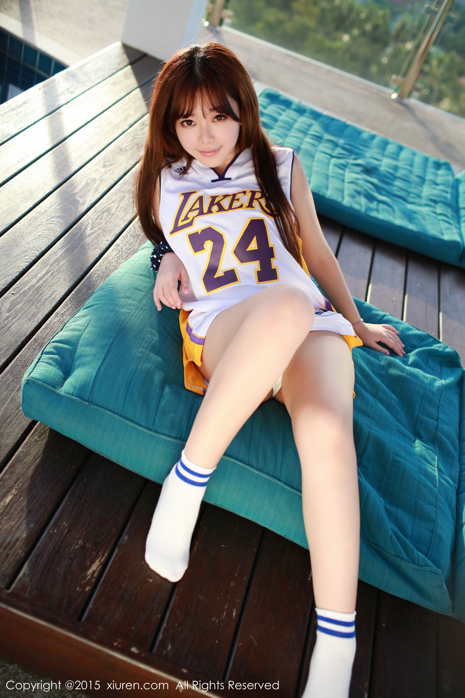 刘飞儿Faye《科比篮球服+布条内衣》 [秀人网XiuRen] No.452（62P）