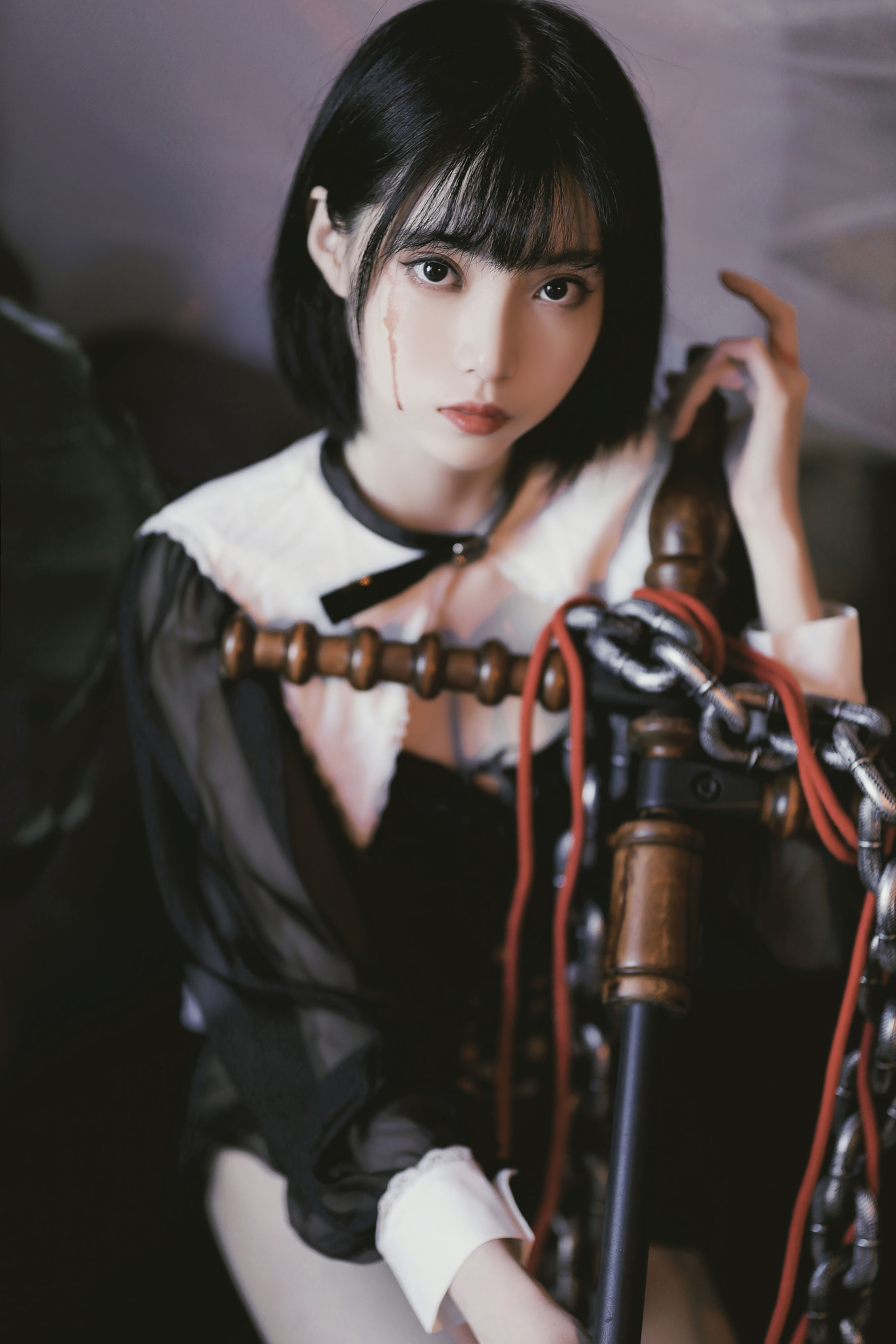 [福利COS] 许岚(叁月life) - 修女创作（37P）-爱变色