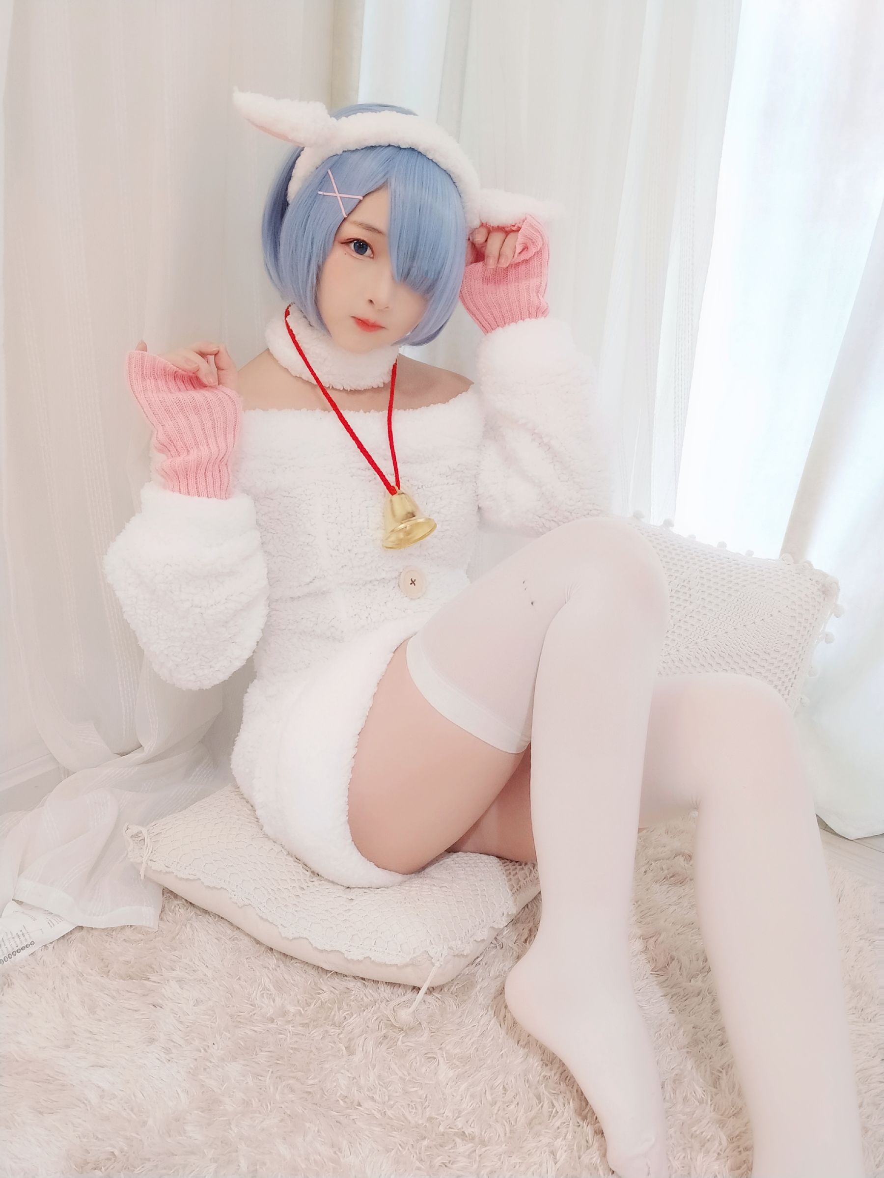 [COS福利] 二次元美女古川kagura - 蕾姆2（32P）