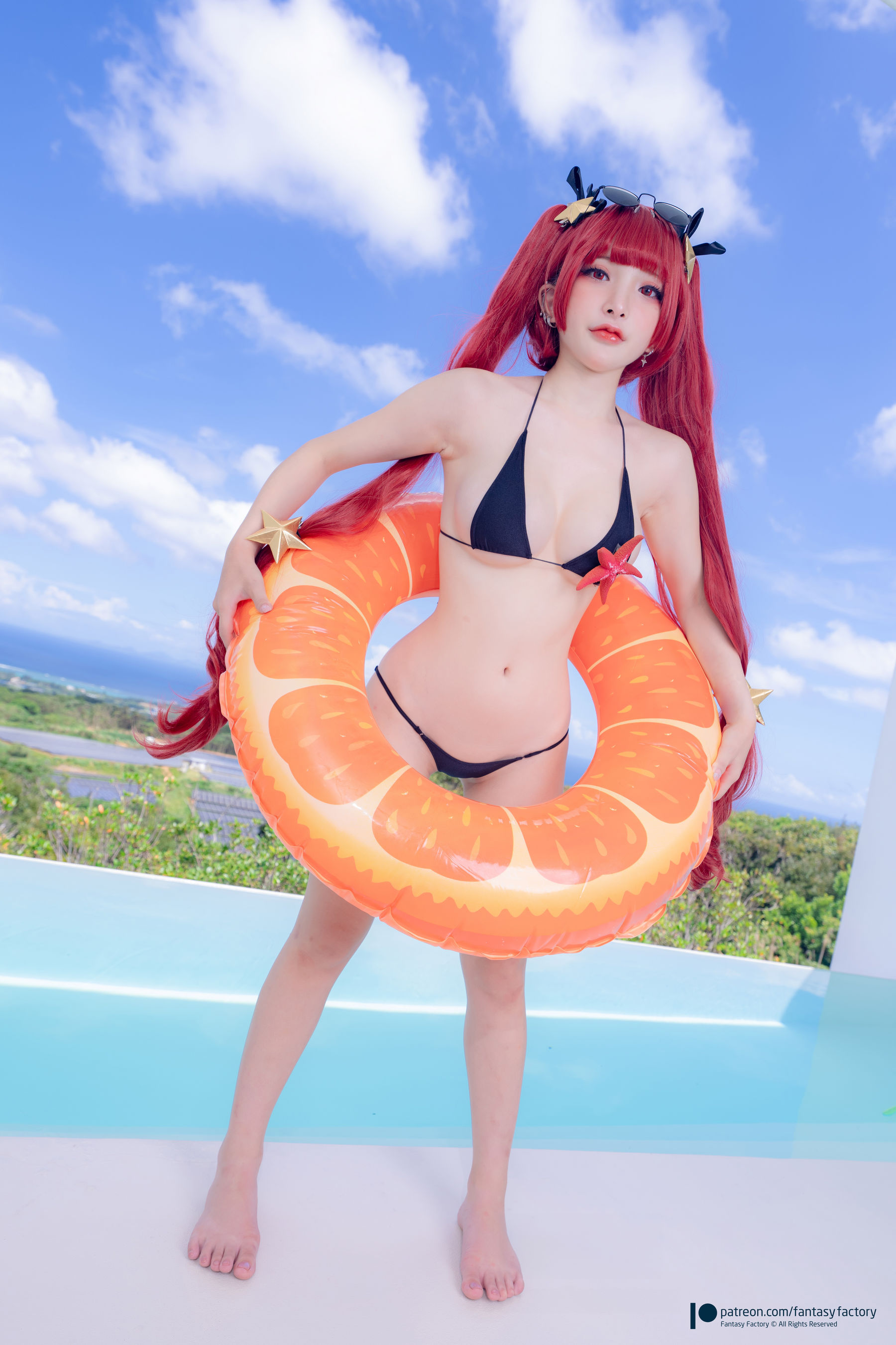 [Fantasy Factory] 小丁Cosplay写真 - 檀香山泳衣（28P）-爱变色