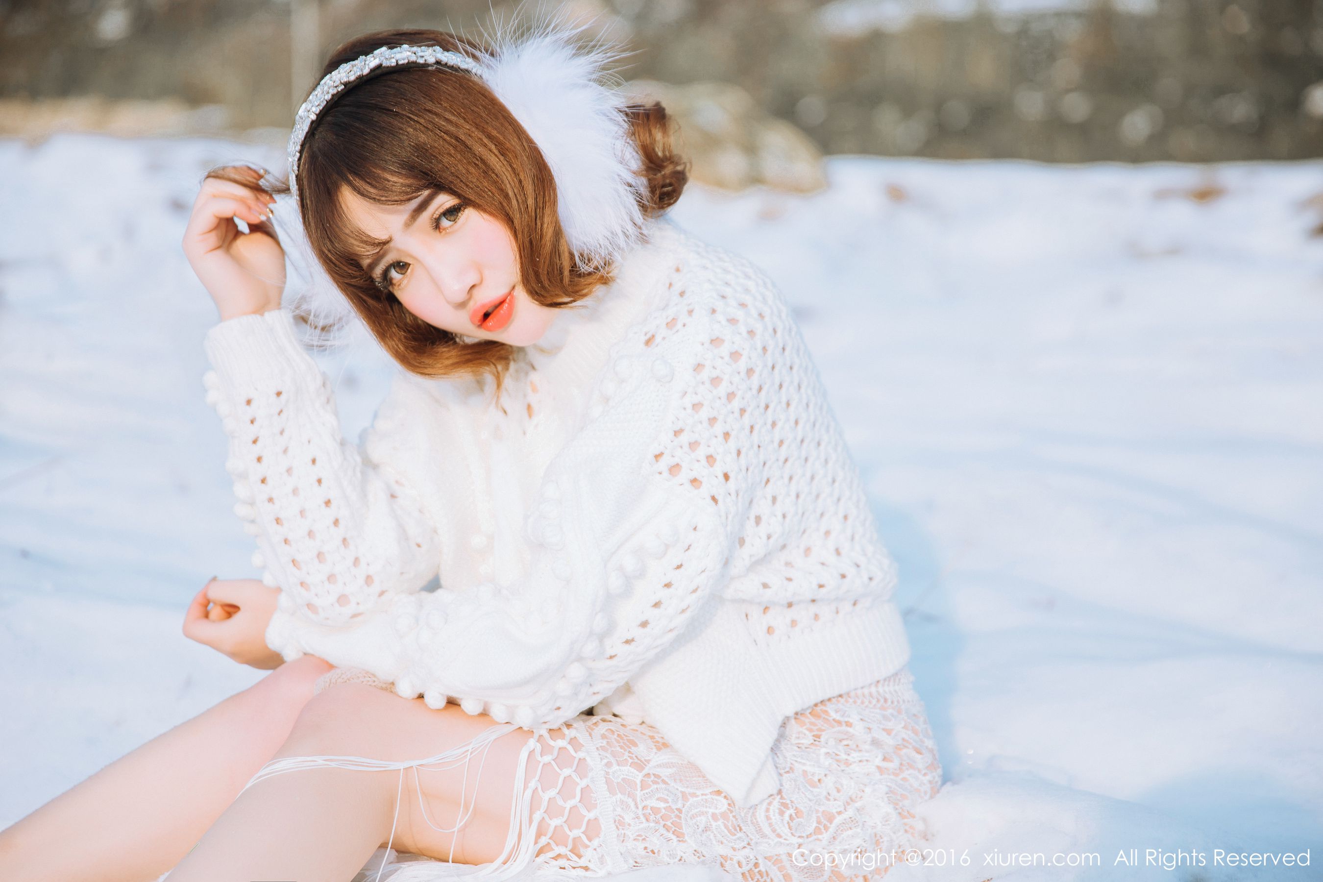 徐cake《新春雪景套图》 [秀人网XiuRen] No.484（35P）