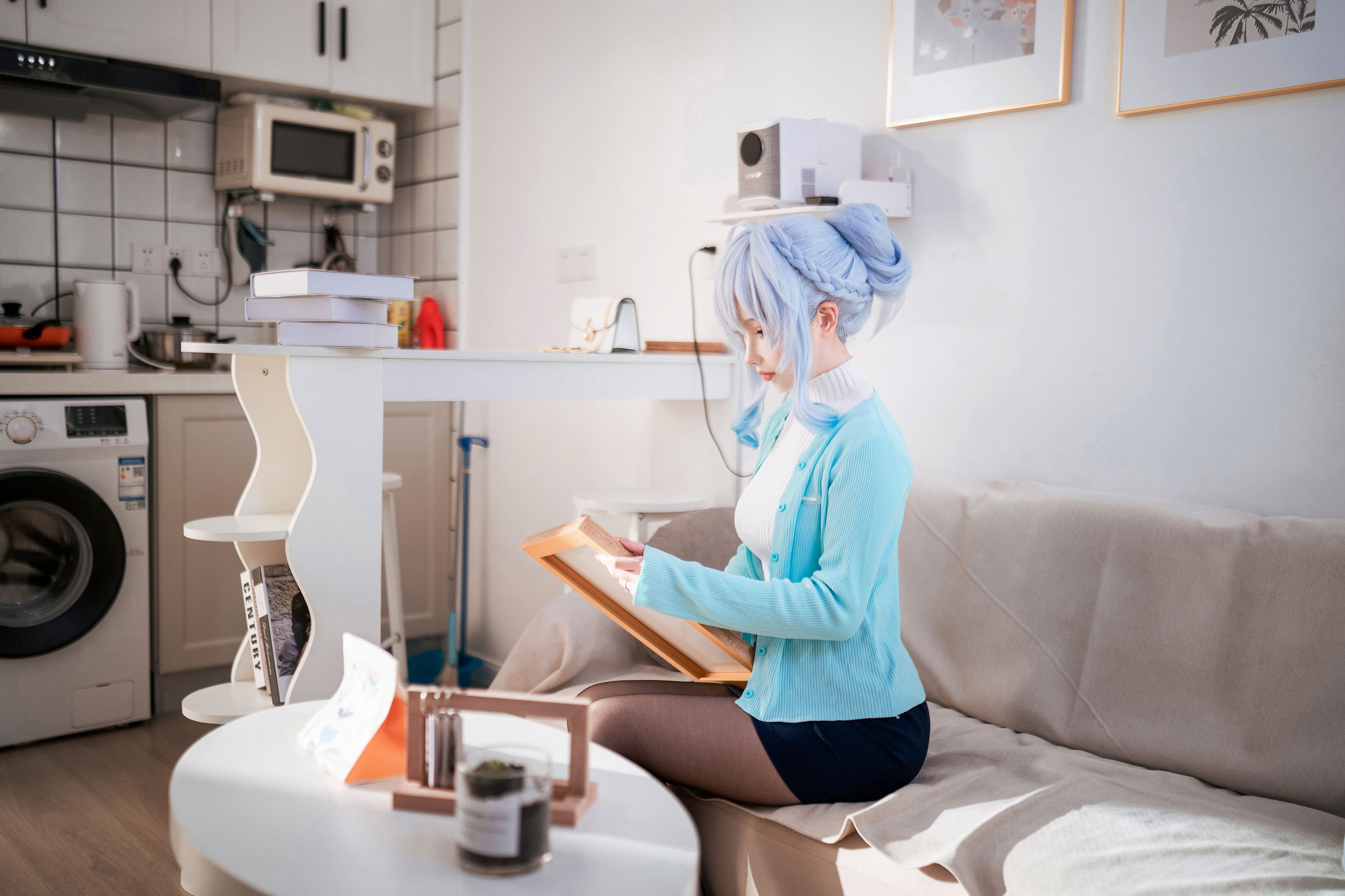 [福利COS] COS福利rioko凉凉子(肉扣热热子) - 雪女（79P）