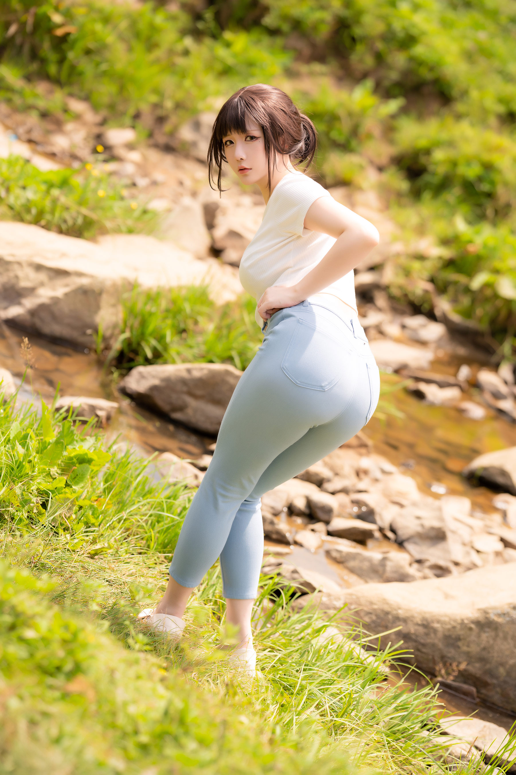 Coser小姐姐星之迟迟 - 户外 微风（56P）