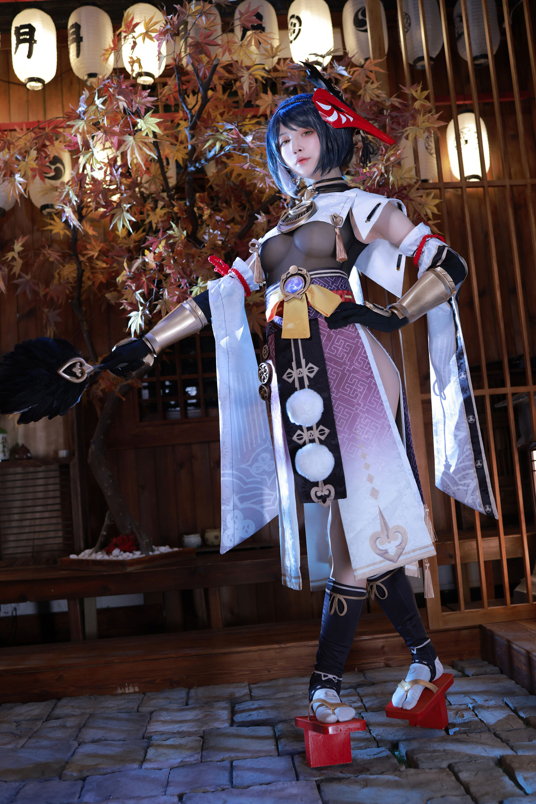 [福利COS] 动漫博主水淼aqua - 九条裟羅（41P）