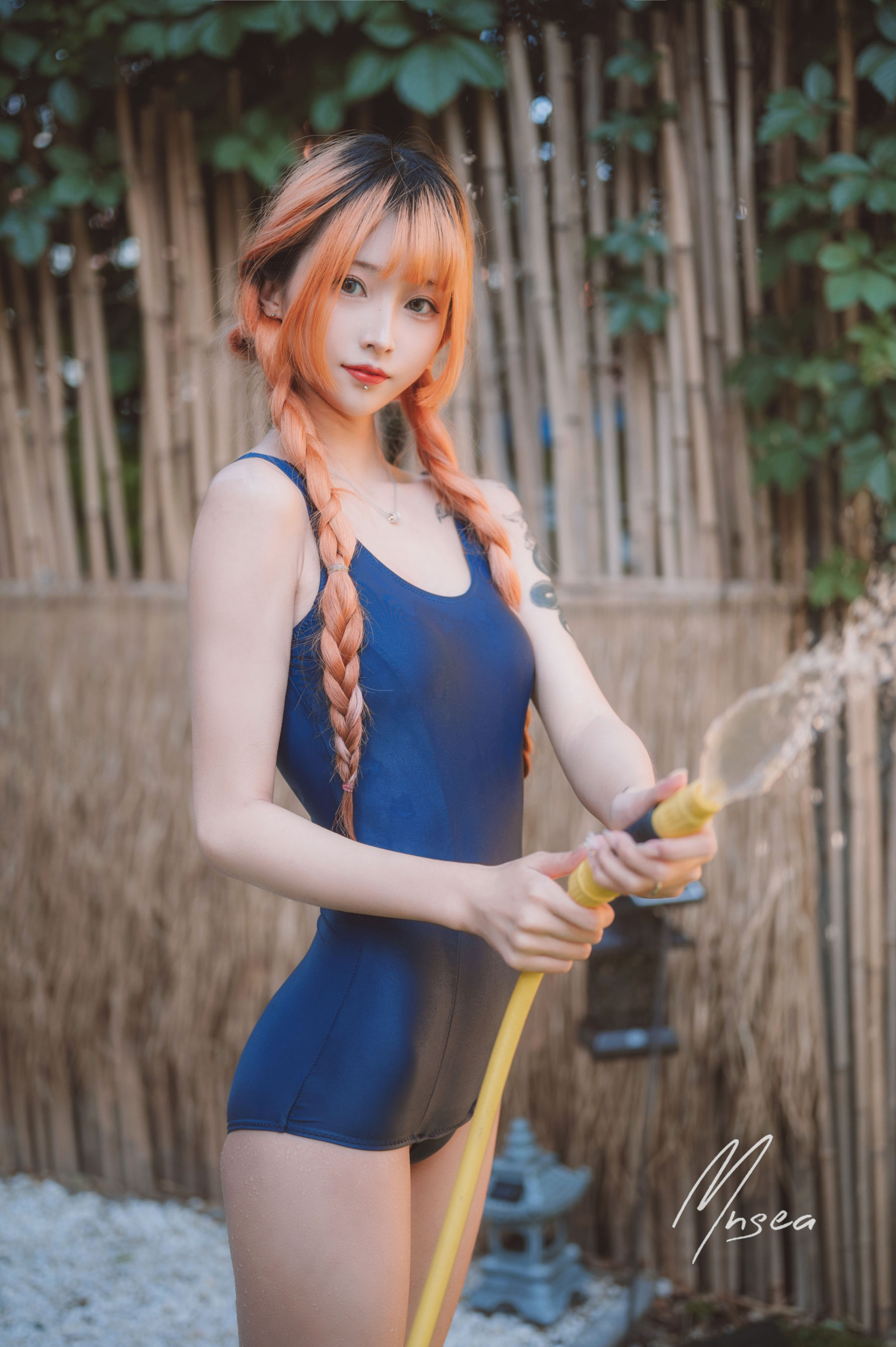 [福利COS] 妹抖青写真 - 死库水（47P）