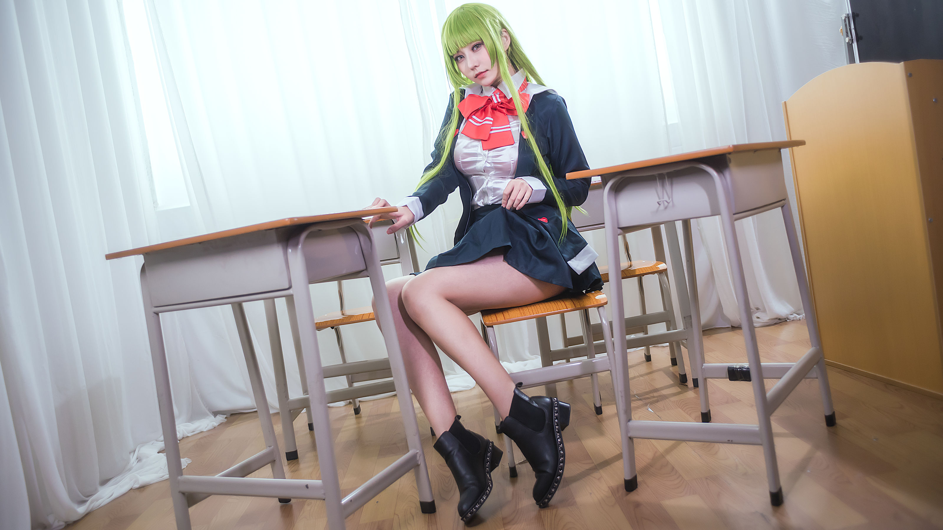 [萝莉COS] 萌妹菌烨tako - 莉娅（20P）