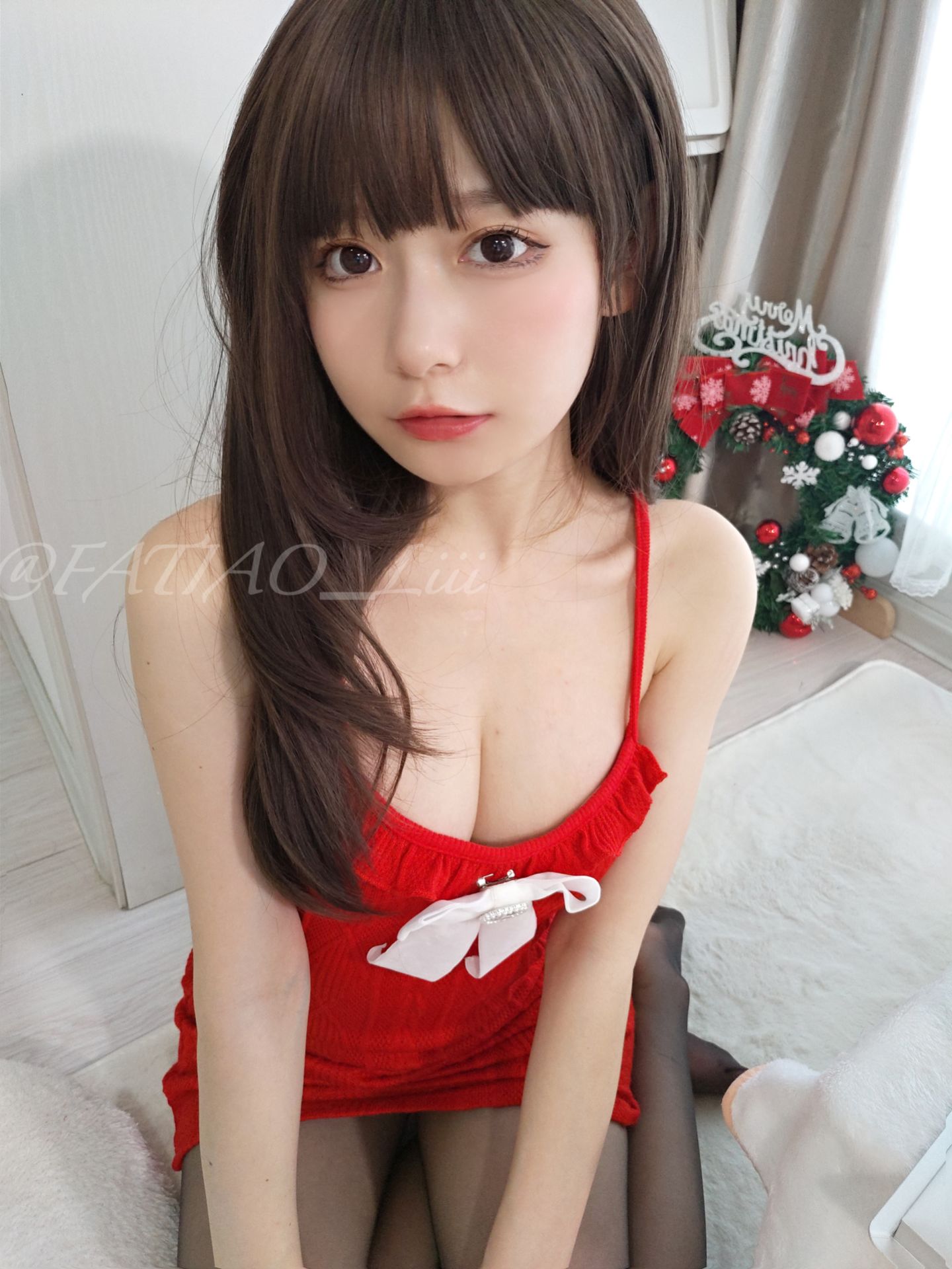 [福利COS] 迷之呆梨(发条少女)[fantia] - クリスマスイブは残業しないでね~（29P）