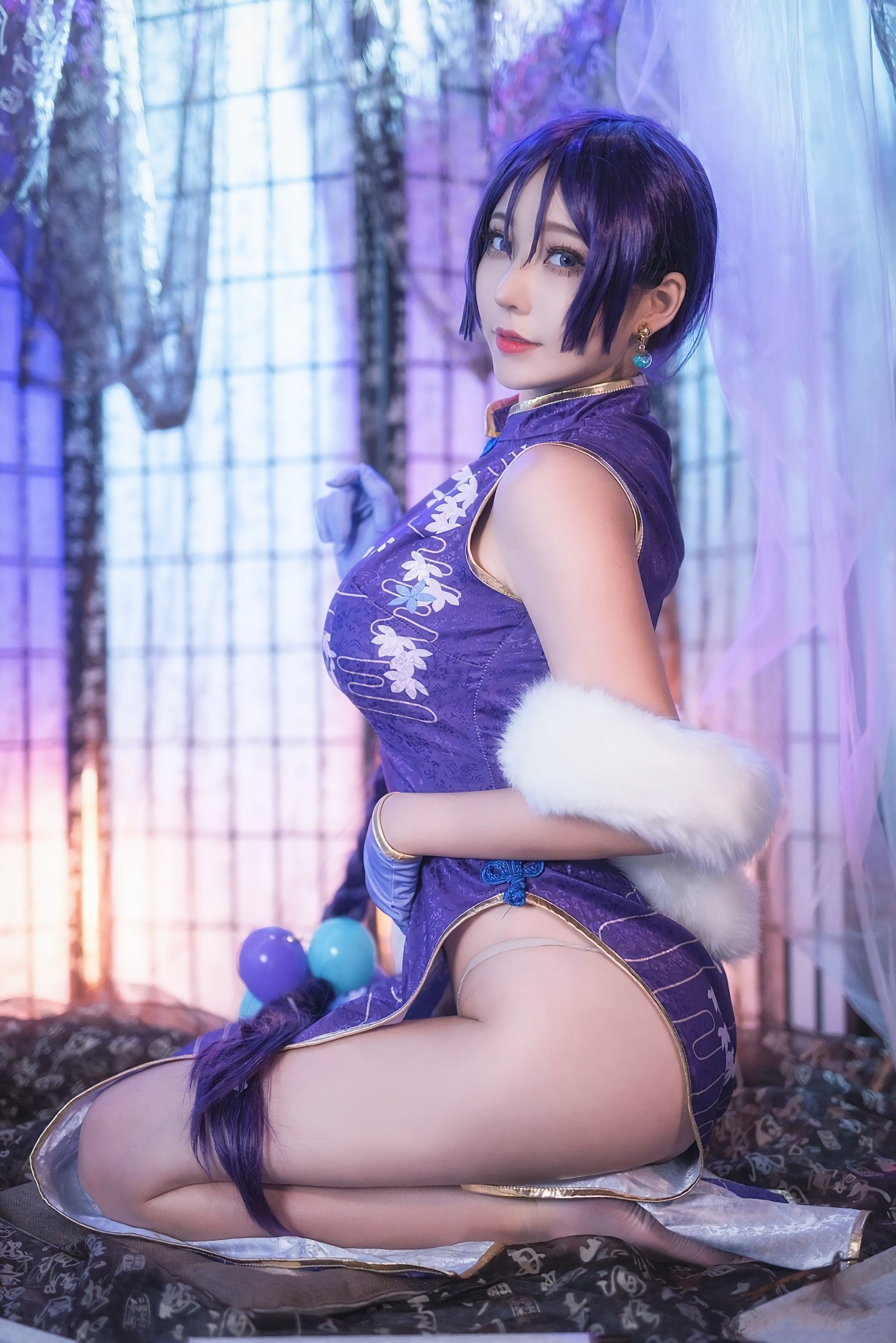 [萝莉COS] 萌妹菌烨tako - FGO奶光旗袍（19P）