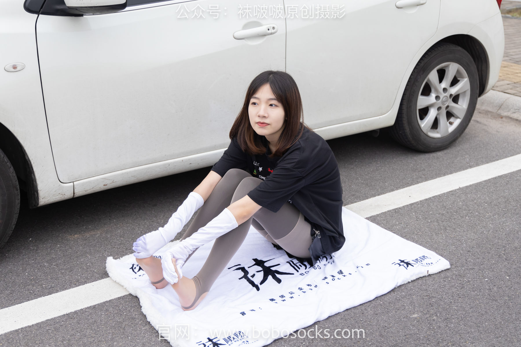 BoBoSocks袜啵啵 No.146 小甜豆-高跟长靴、黑色踩脚裤、肉丝（154P）