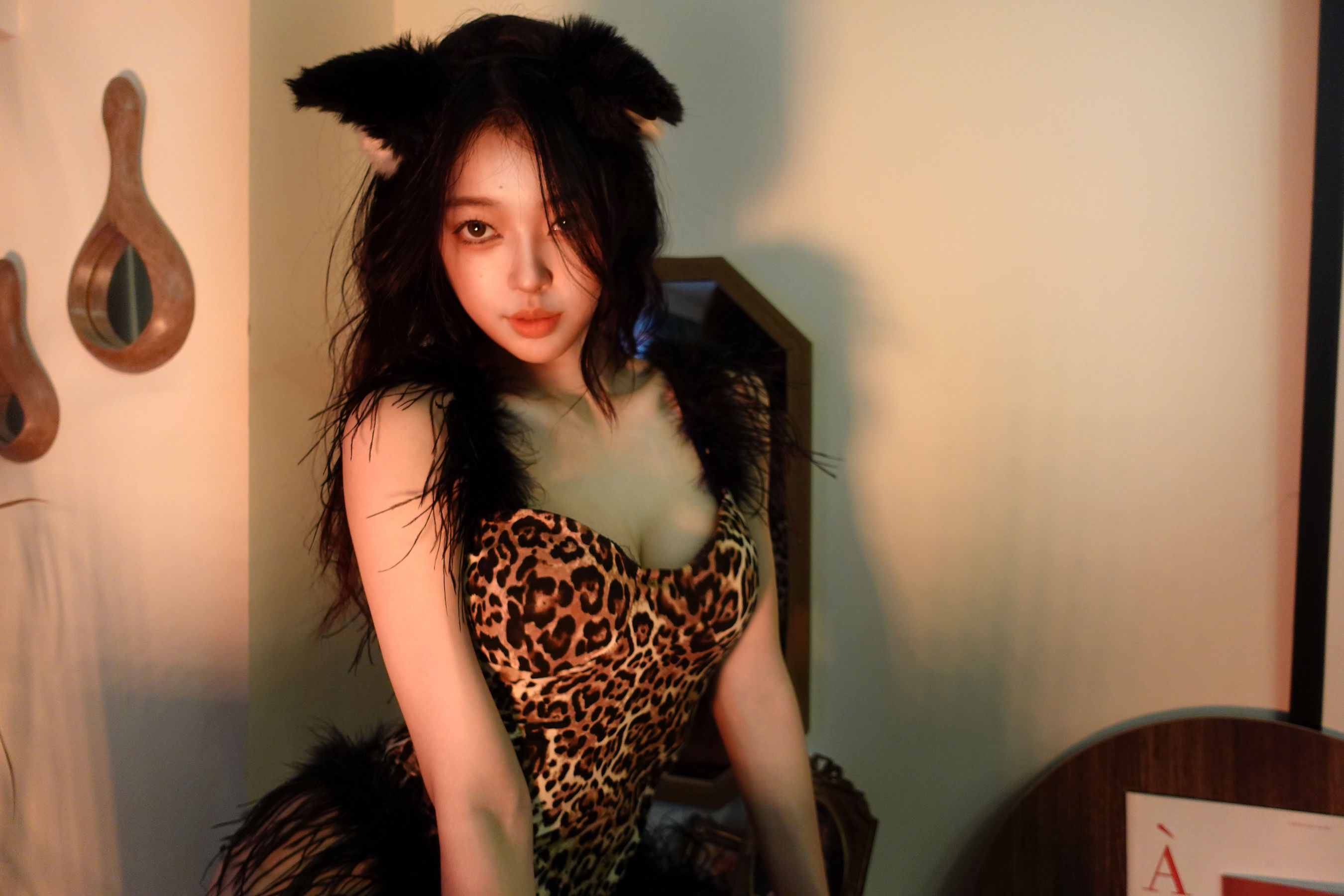 [福利COS] 徐珺大哥 - 毛绒豹猫（27P）